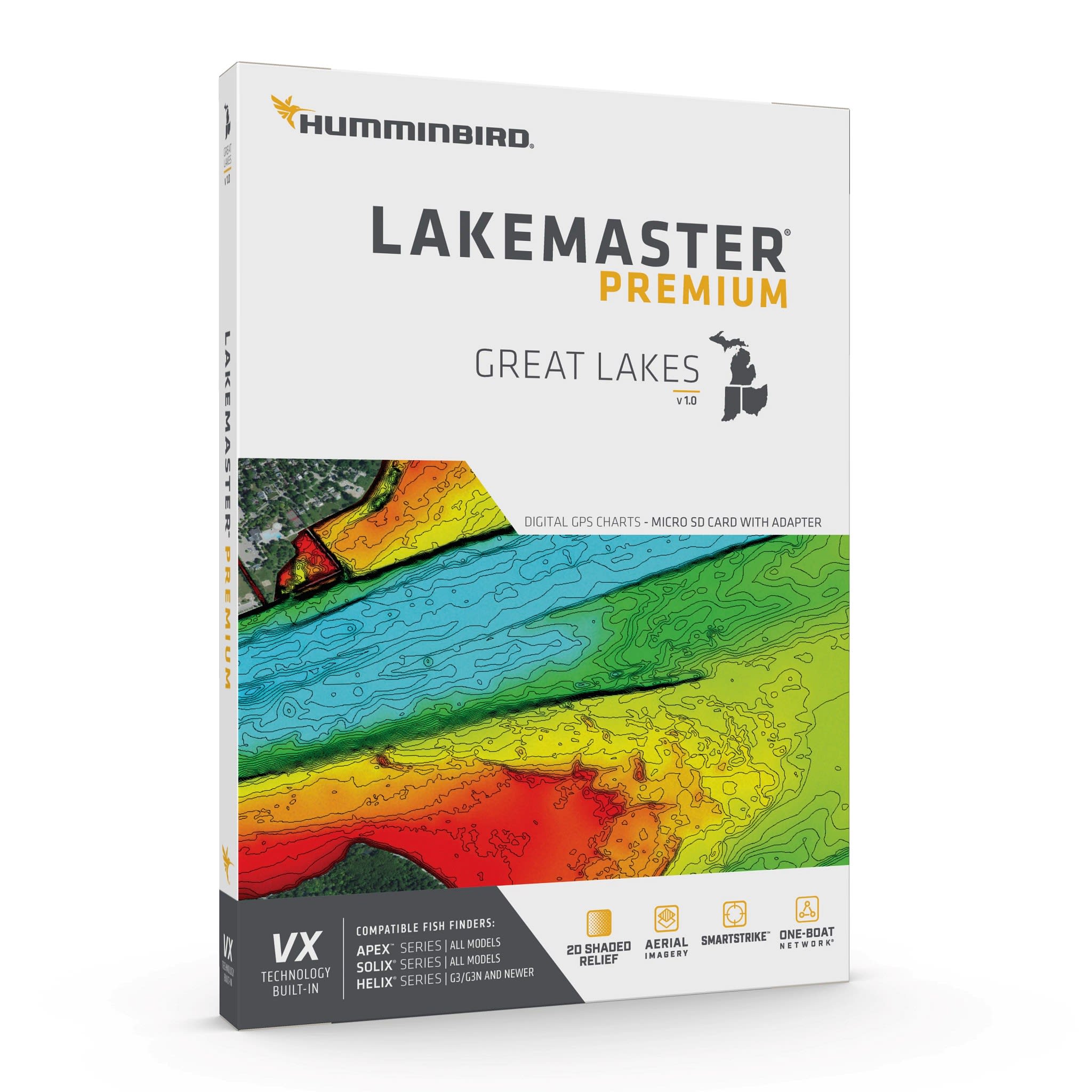 Humminbird 602002-1 LakeMaster Premium - Great Lakes V1