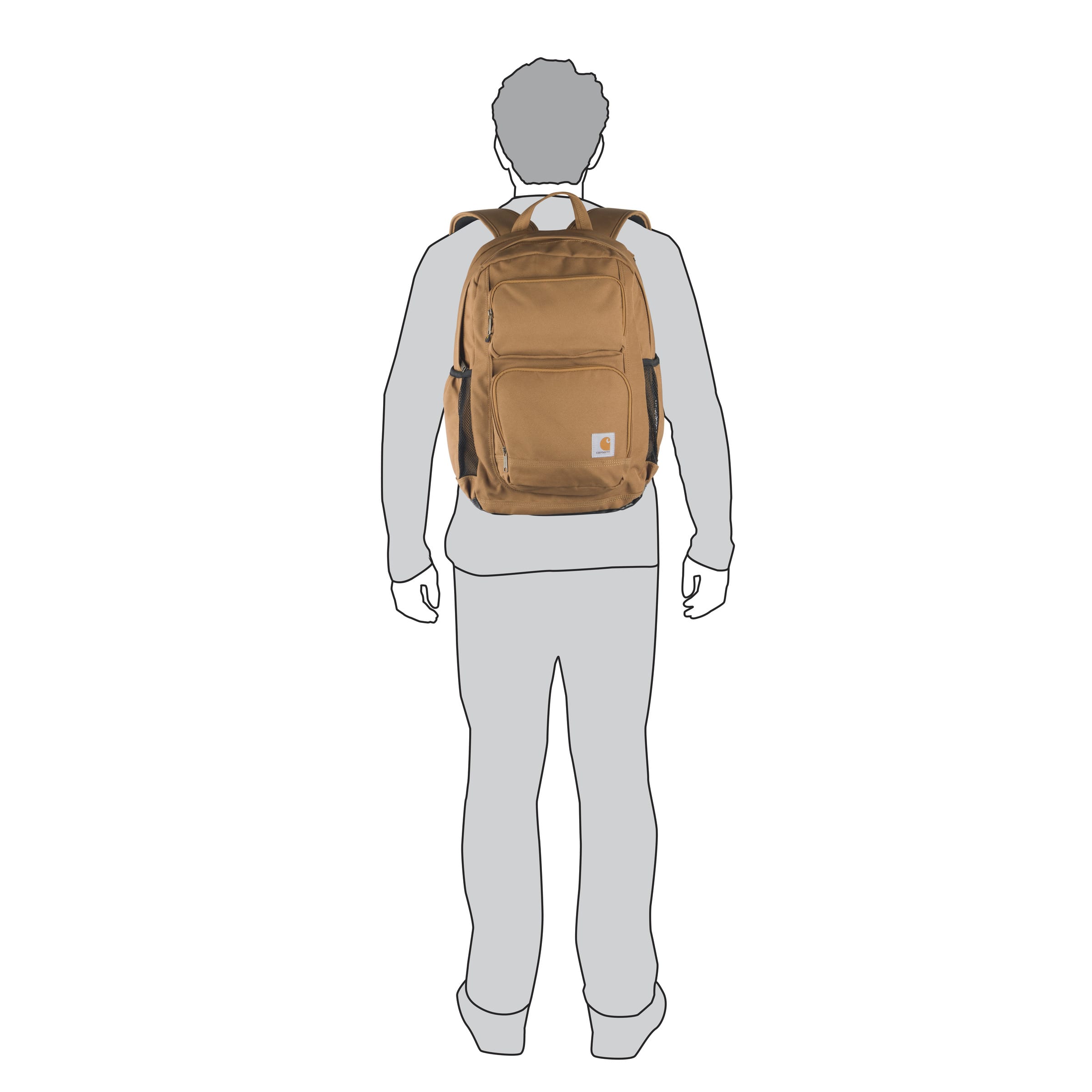 Carhartt® Dual-Compartment 28L Backpack - Carhartt Brown