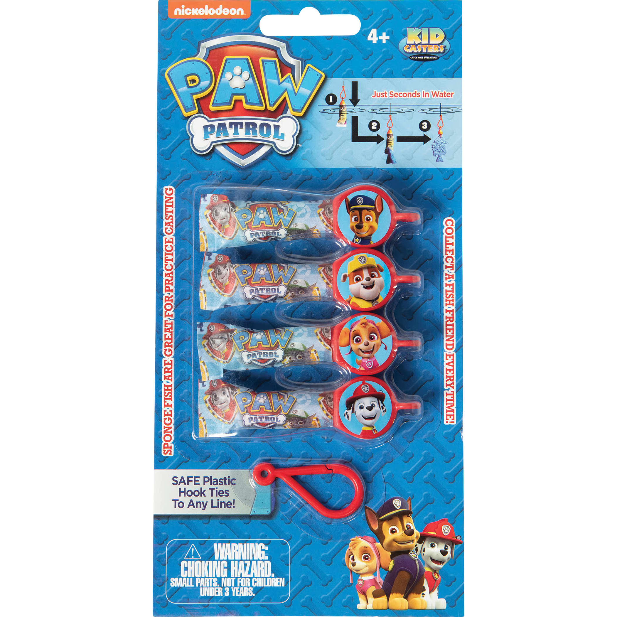 Kid Casters Paw Patrol Boys Fishing Tackle Plastic Play Box