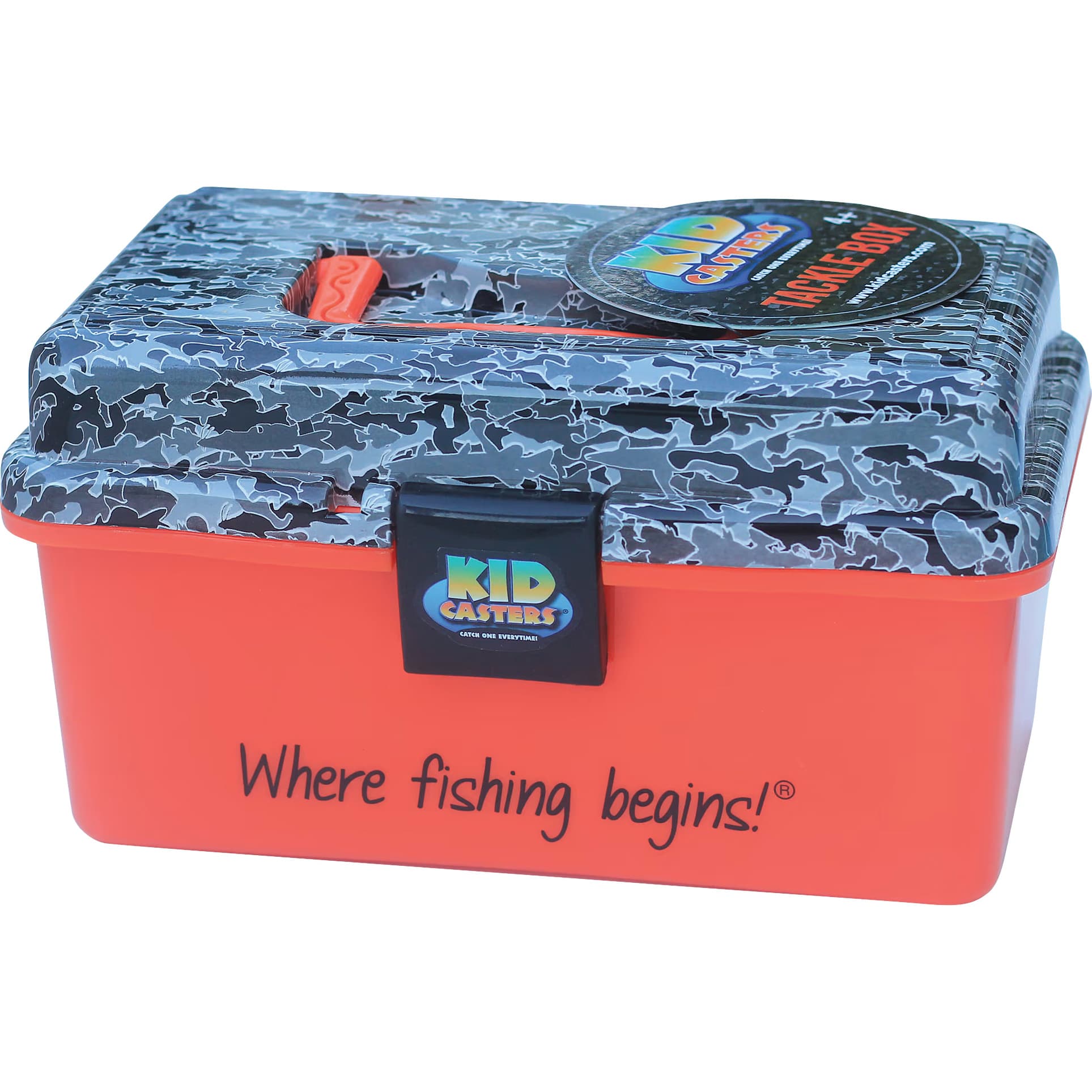 Toddler deals tackle box