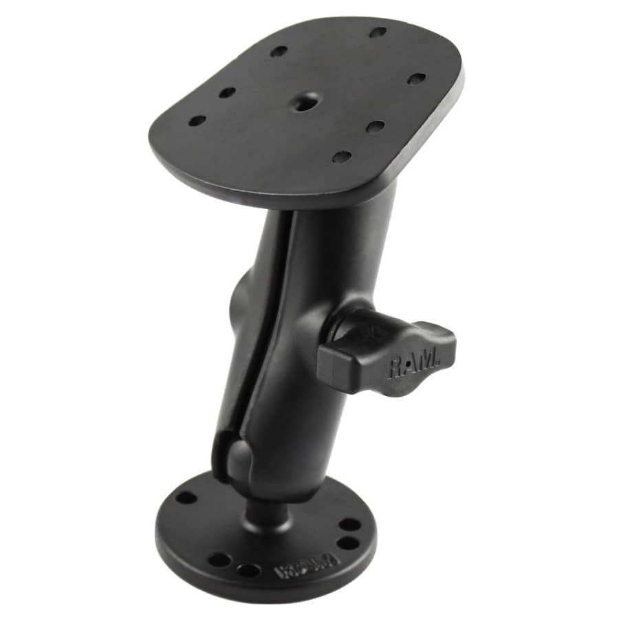 RAM® DrillDown Double Ball Mount for Humminbird Piranha + More