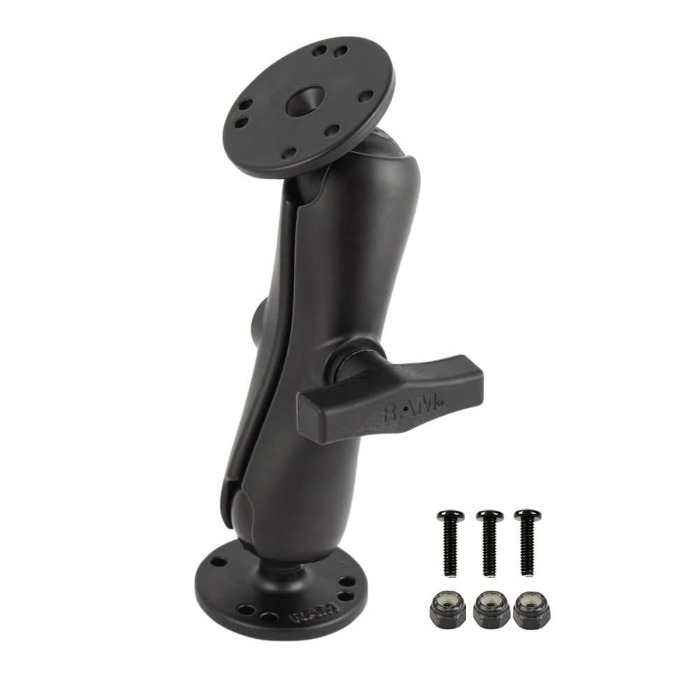 RAM® Double Ball Mount with Garmin Fish Finder 832 Hardware Cabela