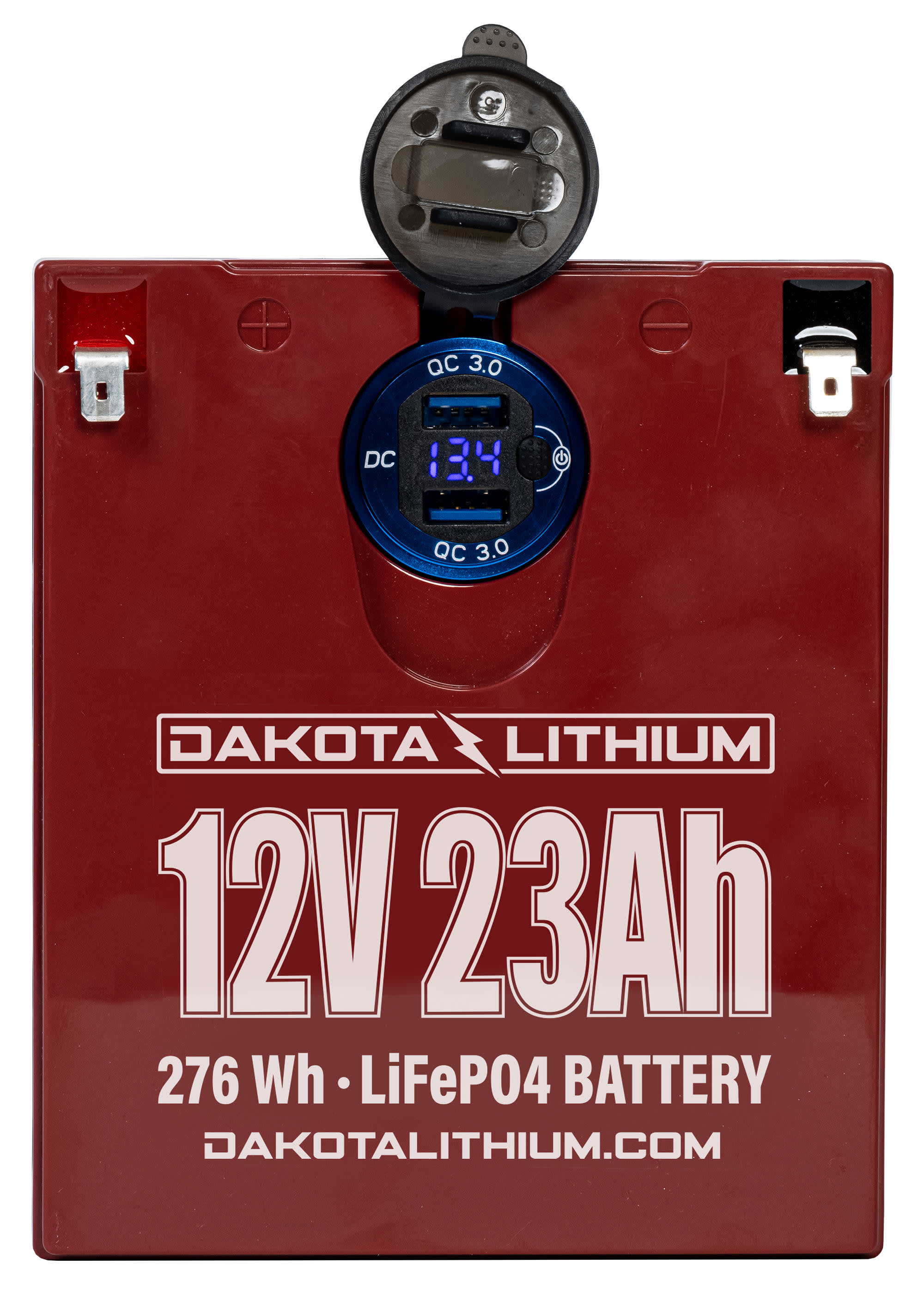 Dakota Lithium 12-Volt 23 AH Battery + USB