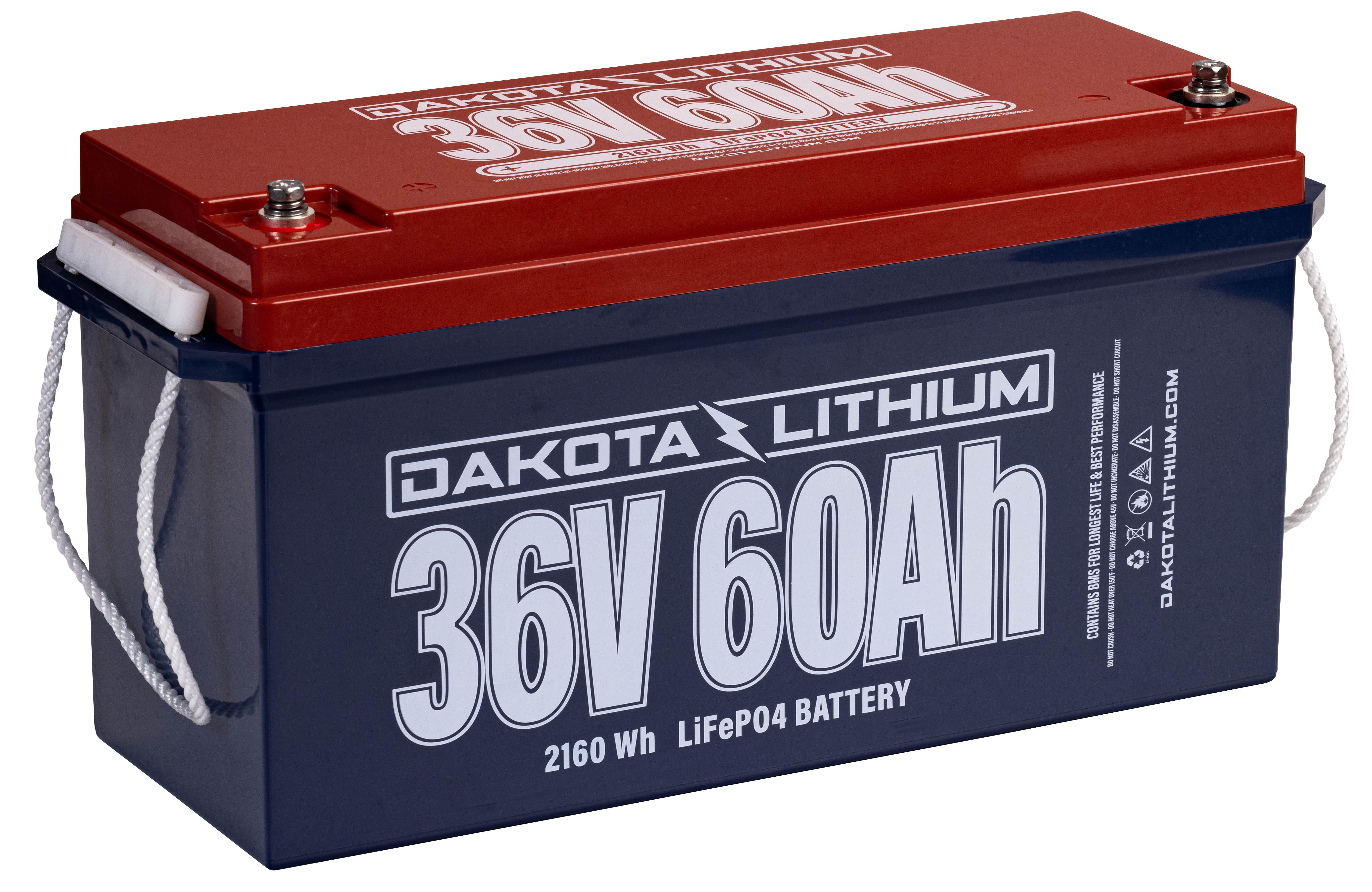 DAKOTA LITHIUM 36V 60AH Deep Cycle Lithium Battery. Group 31 Format. In Stock. Includes Charger and 11 Year Warranty