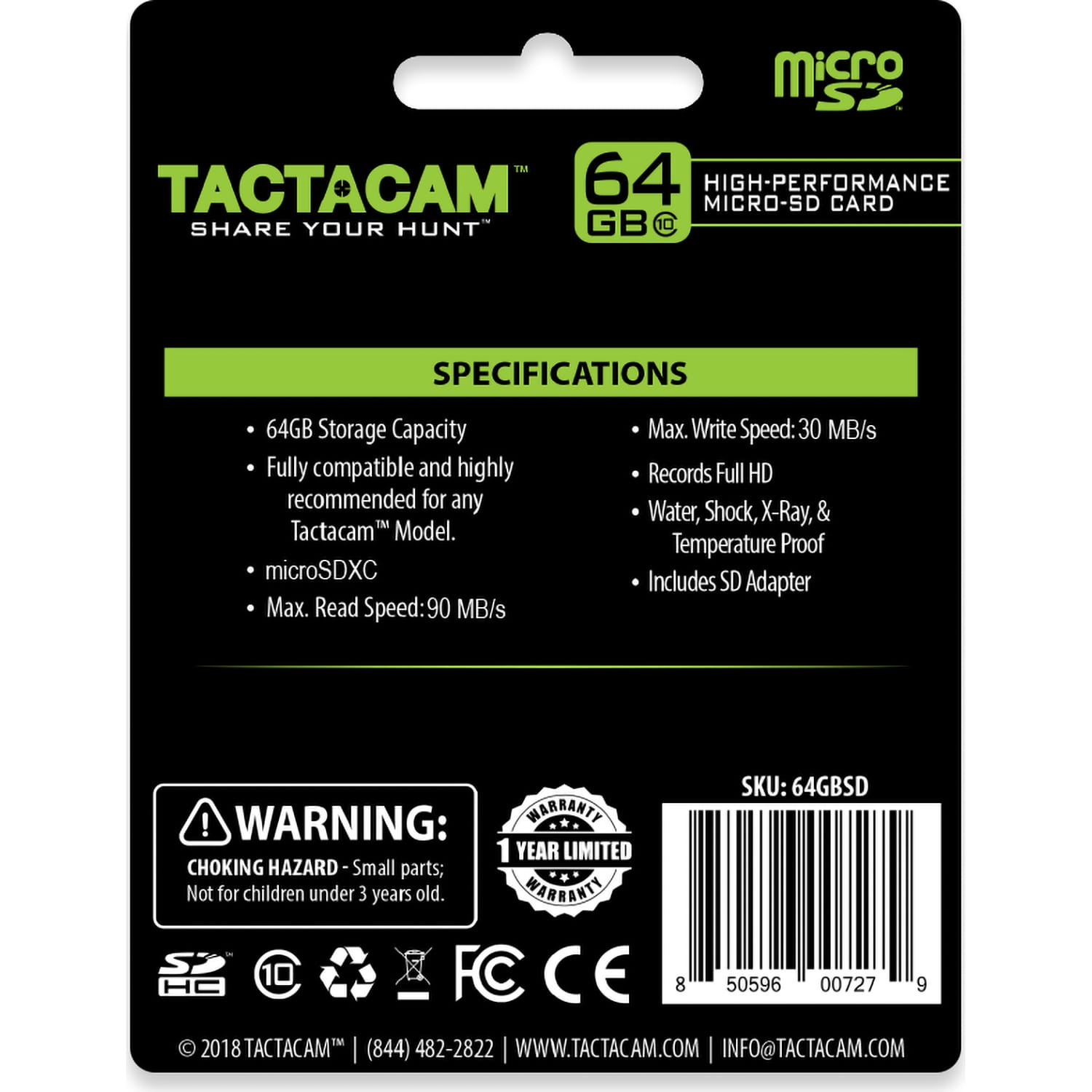 Tactacam® 64 GB Micro SD Card Cabela's Canada