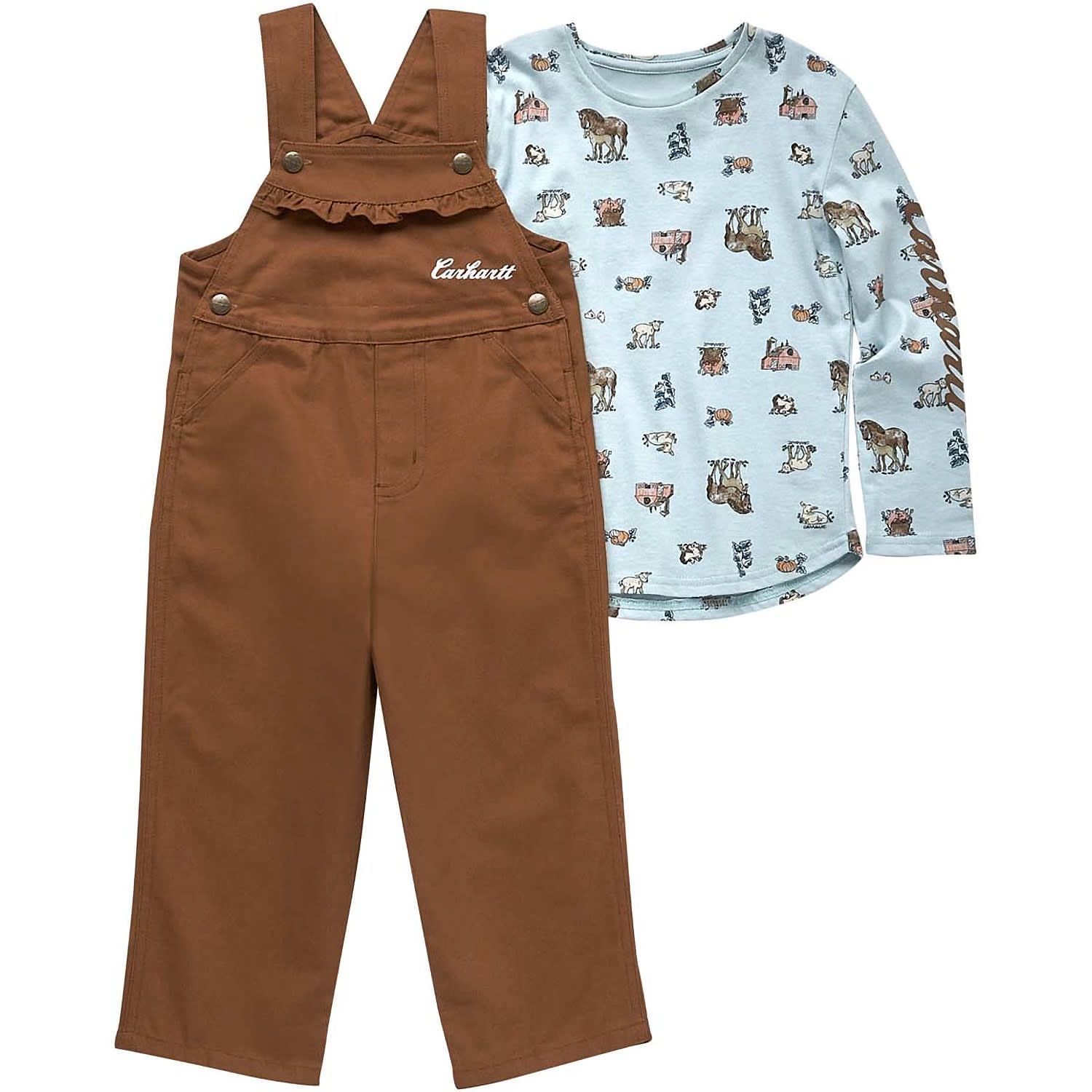 Carhartt® Infants'/Toddlers' Canvas Bib Overall