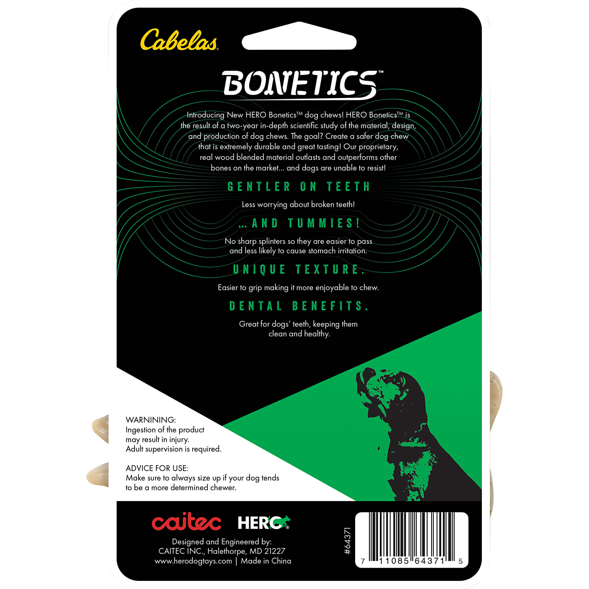 Cabela’s Bonetics Medium Cheese-Flavored Grouper Chew Toy