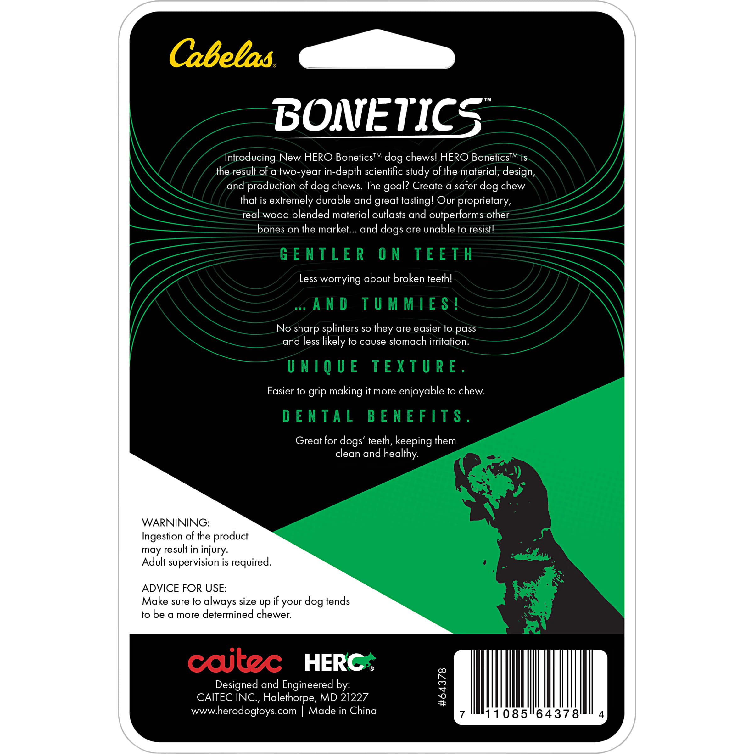 Cabela’s Bonetics® Wood-Scented Stick Chew Toy