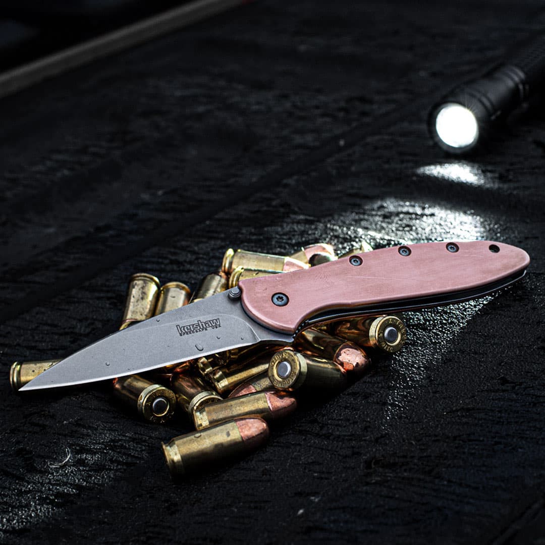Kershaw® 1660CU Leek Copper Assisted Folding Knife Cabela's Canada