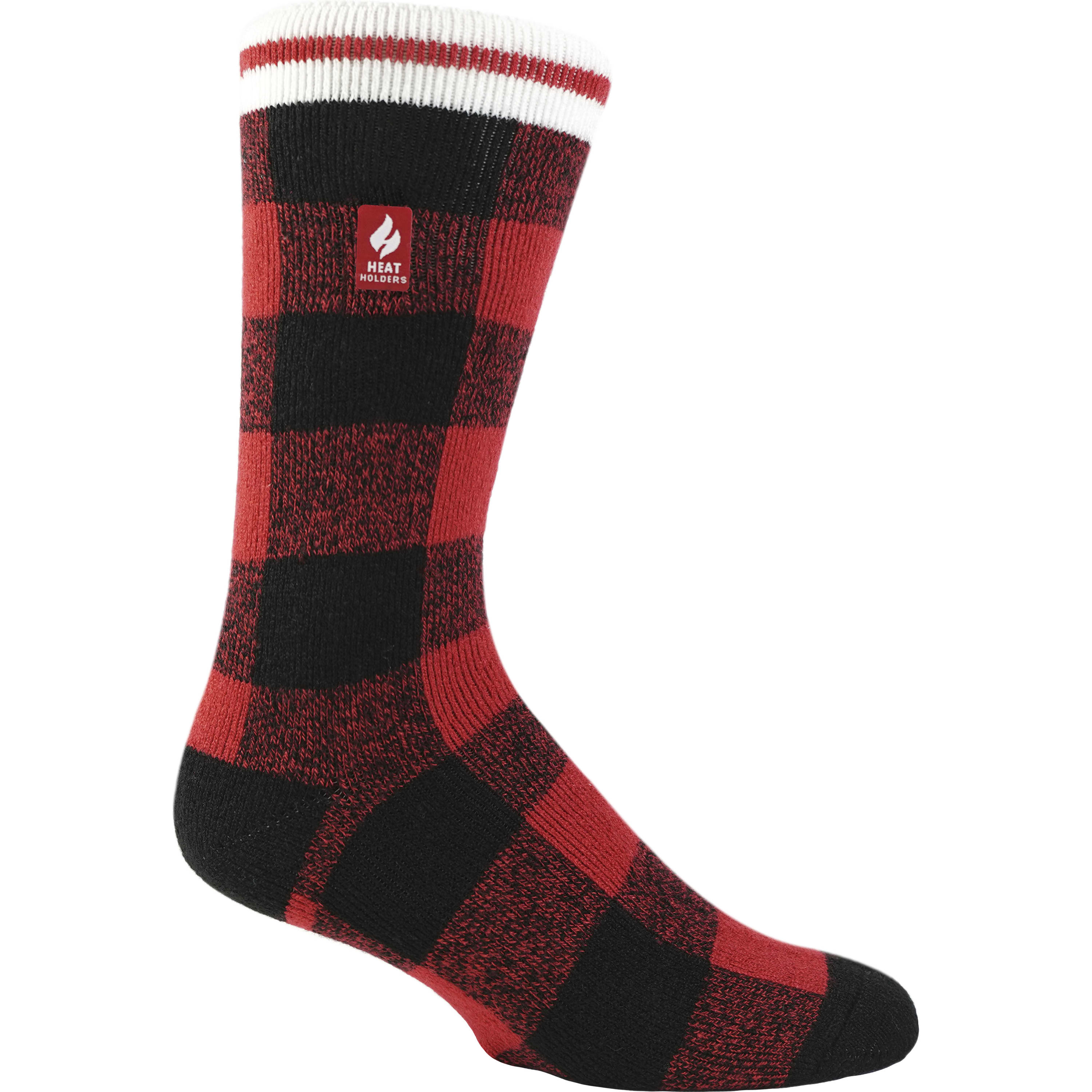 Heat Holder Women's Willow Block Twist LITE Socks| Warm + Soft, Hiking,  Cabin, Cozy at Home Socks | 5X Warmer Than Cotton Socks