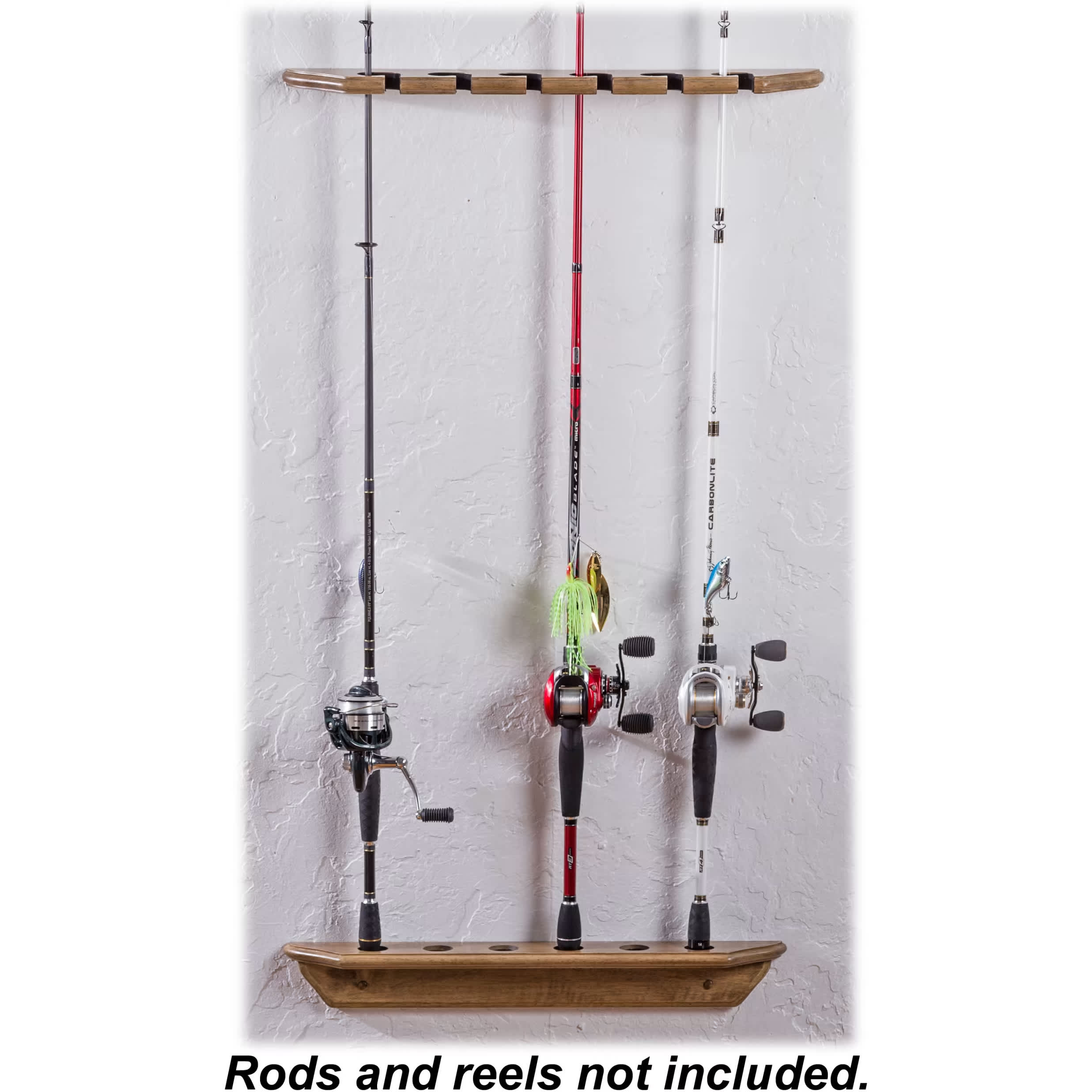 Rush Creek Creations 16 Fishing Rod Rolling Storage Rack
