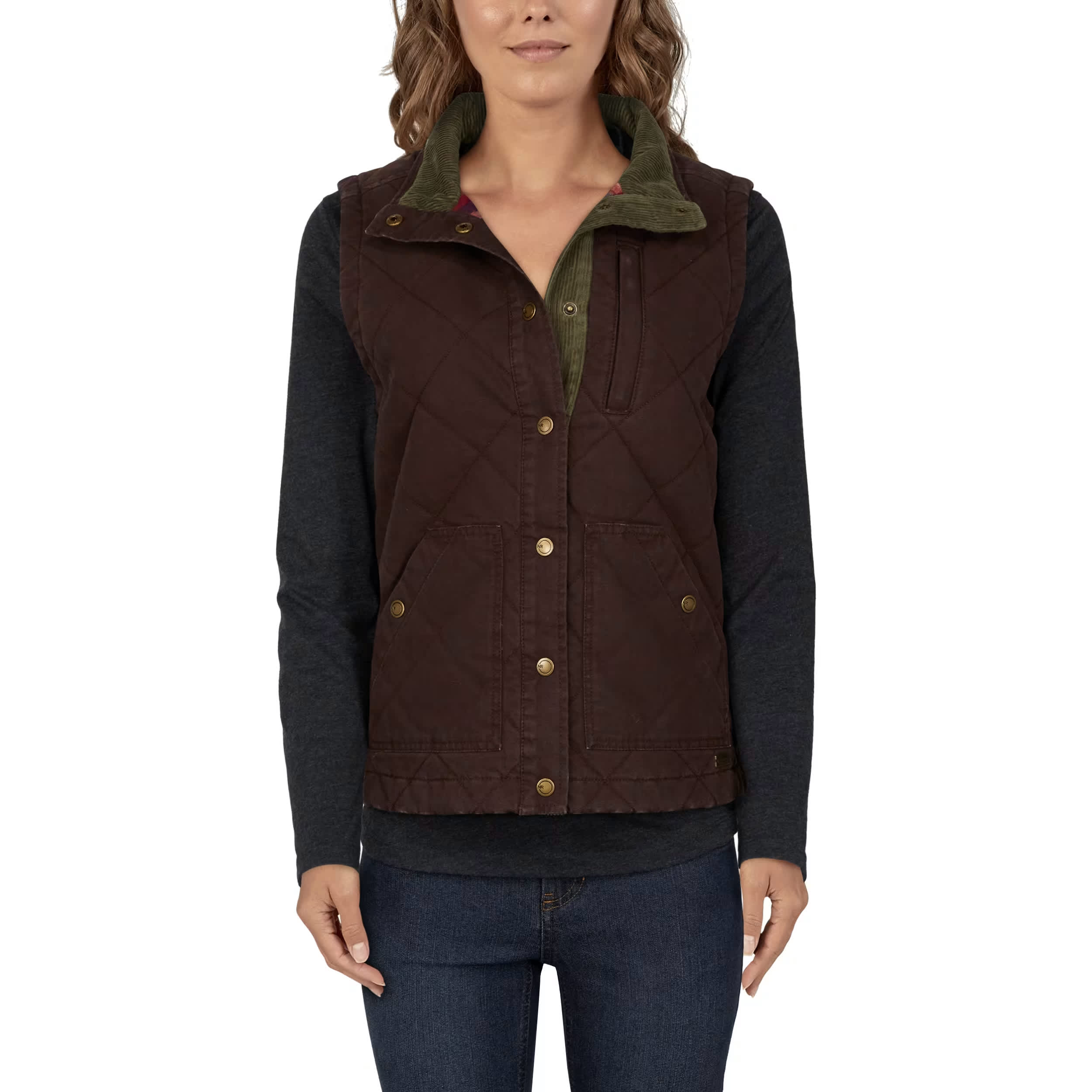Natural Reflections Women s Quilted Canvas Vest Cabela s Canada