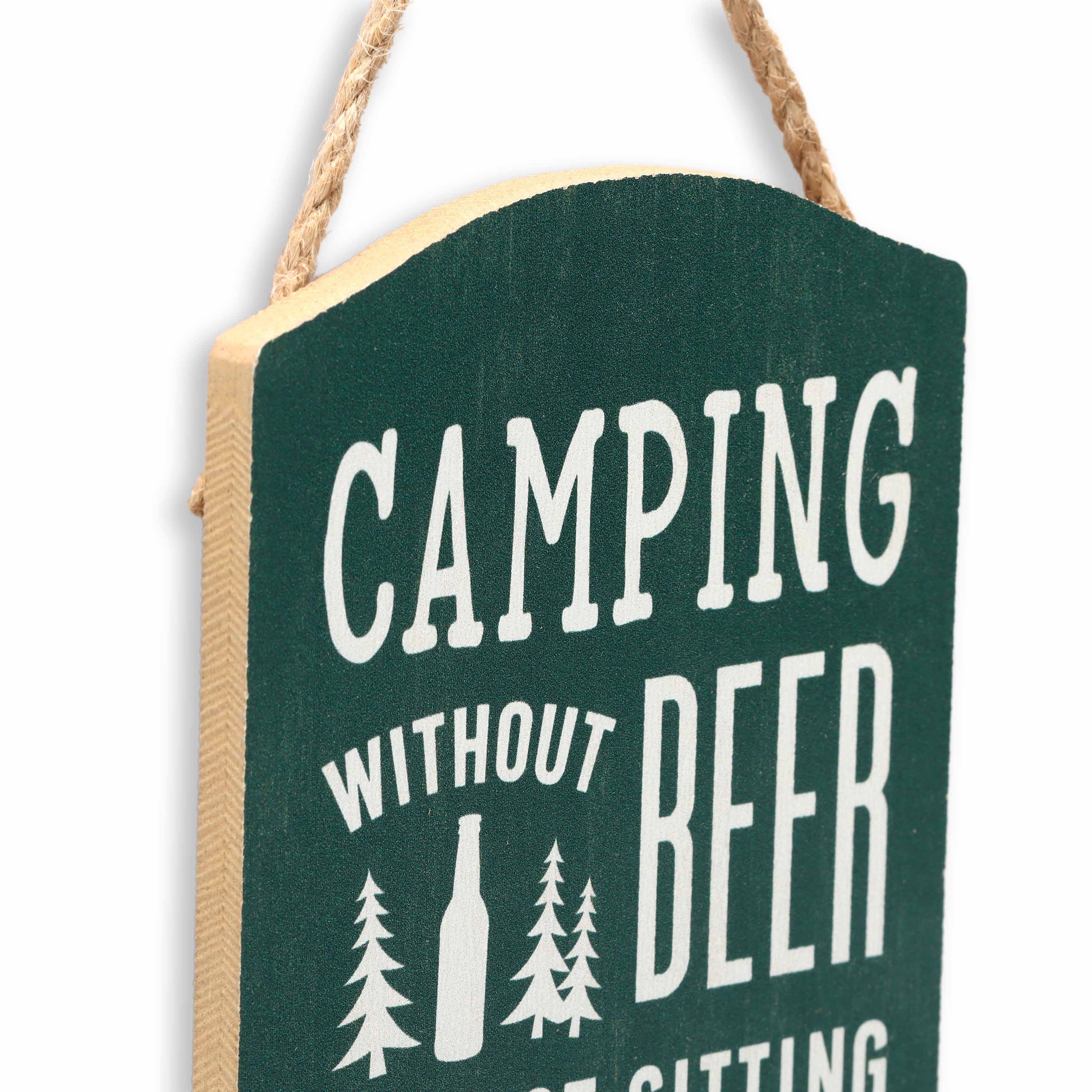 Open Road's Camping Without Beer Sign