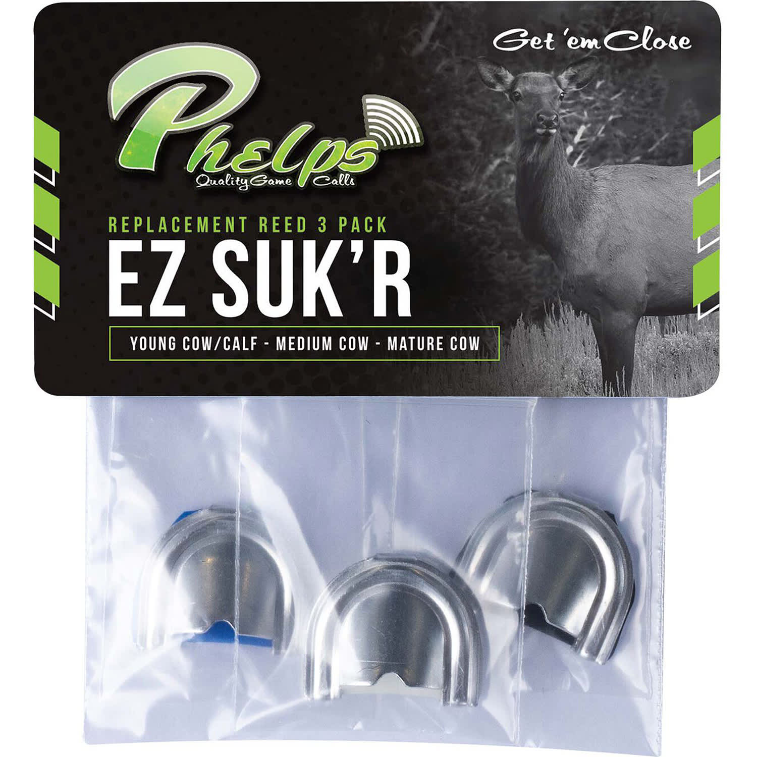 Phelps EZ Suk'r Replacement Reed 3-Pack (Young, Medium, Mature)