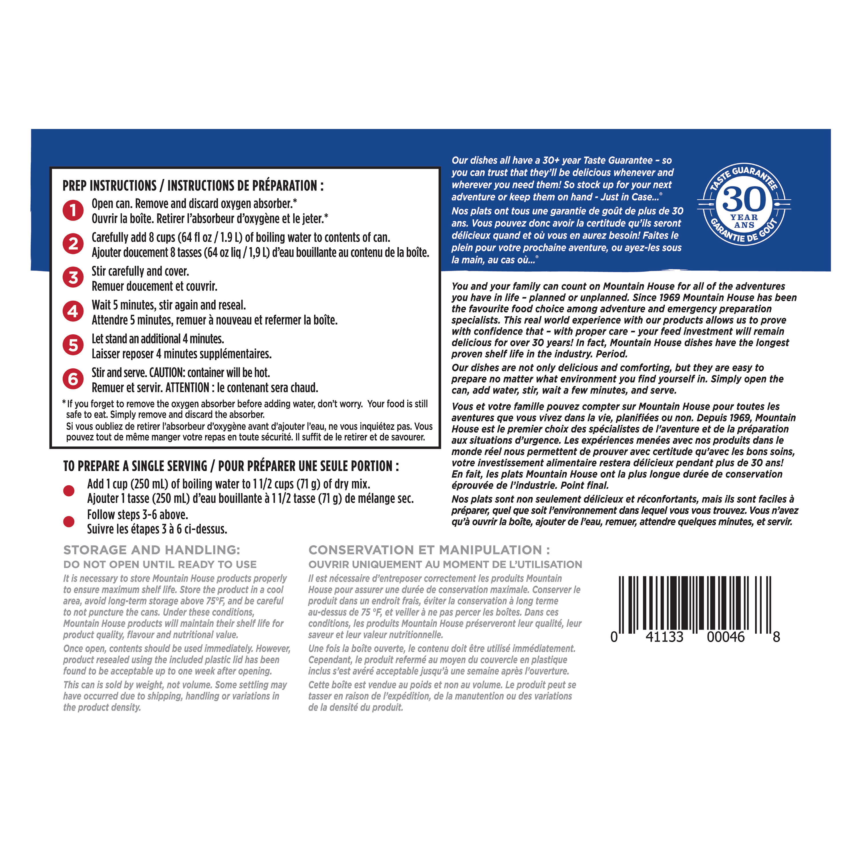 Mountain House® Chili Mac with Beef #10 Can | Cabela's Canada