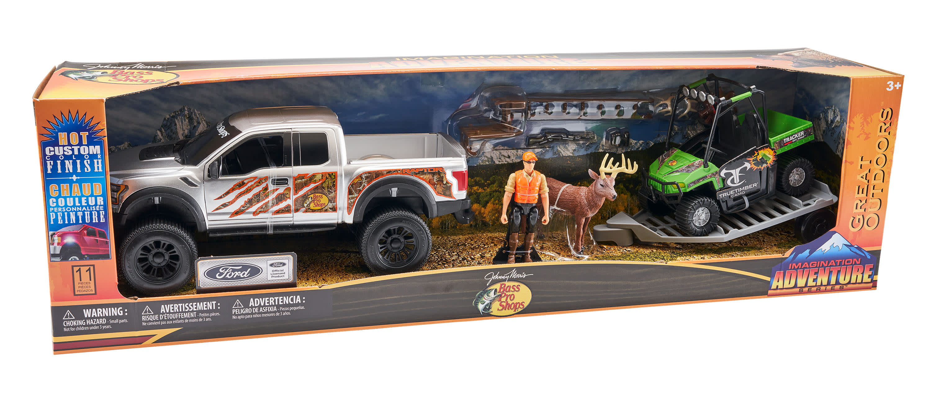 Bass Pro Shops® Deluxe Licensed Ford® Raptor TrueTimber® Camo Adventure Truck Playset for Kids