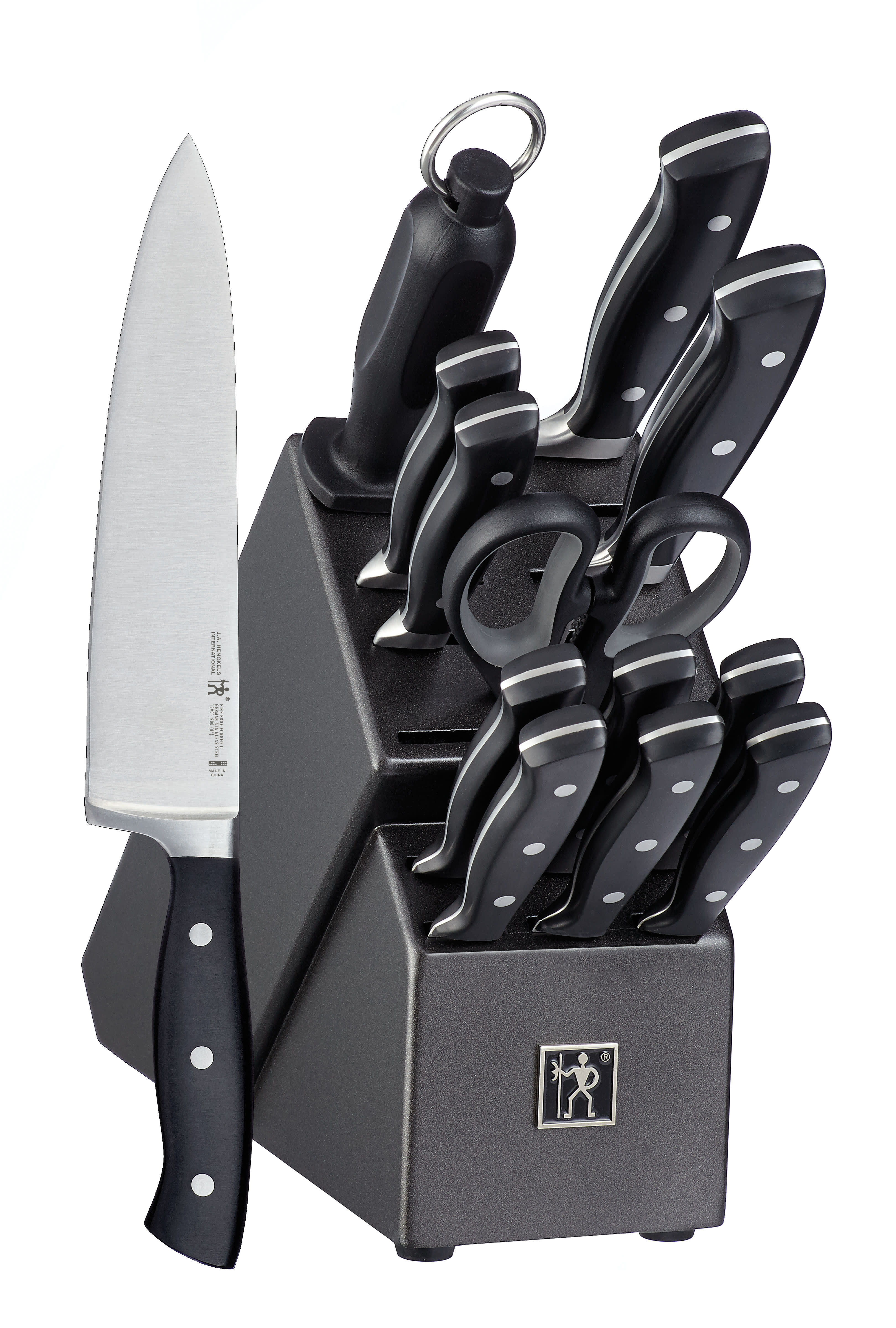 J.A. Henckels International Fine Edge Synergy 13-Piece Knife Block