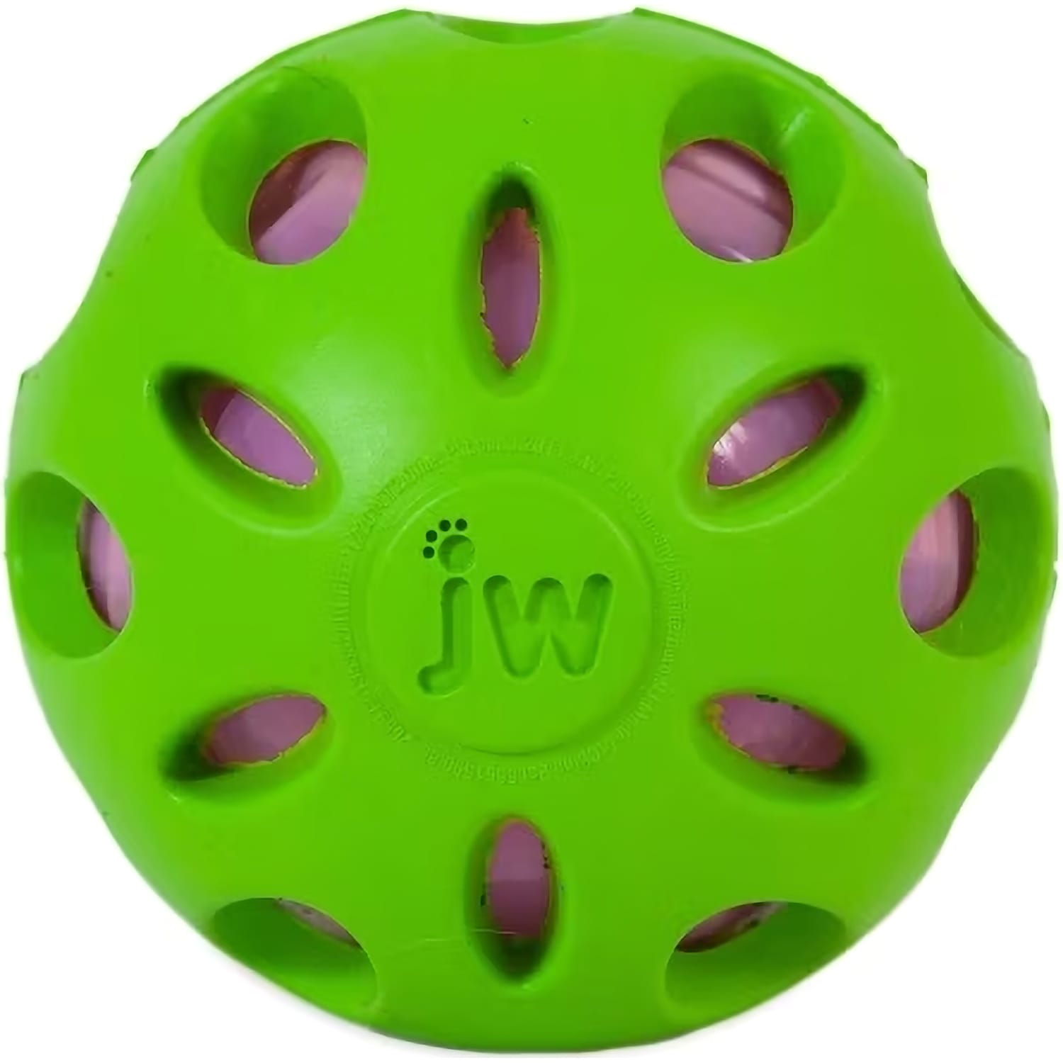 JW Crackle Heads Crackle Ball Dog Toy