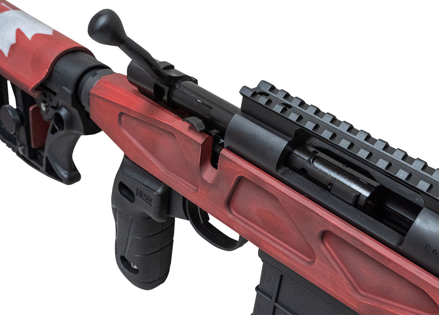 Howa M1500 APC Canadian Flag Chassis Bolt-Action Rifle