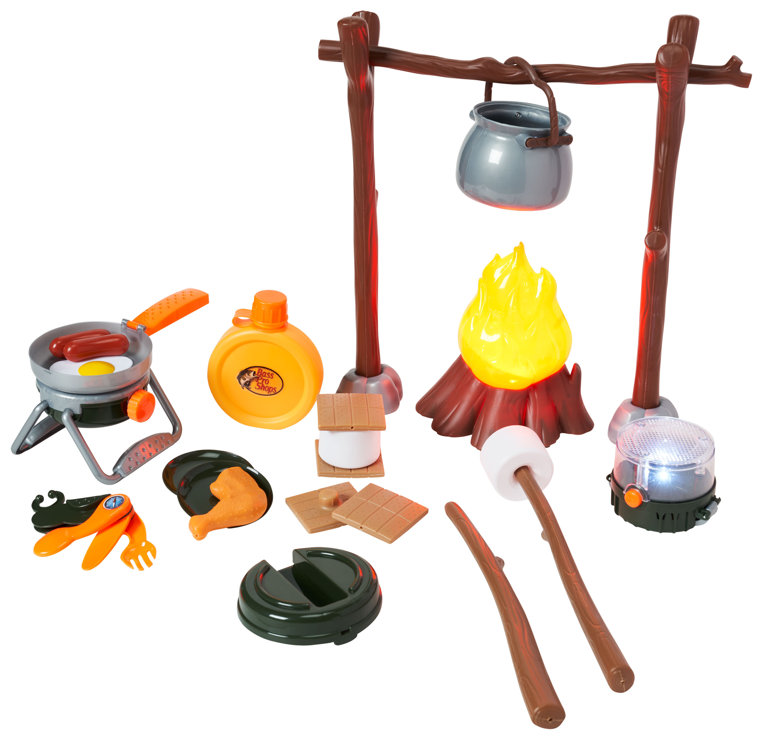Bass Pro Shops 26 Piece Camp Lantern Toy Set for Kids Cabela s