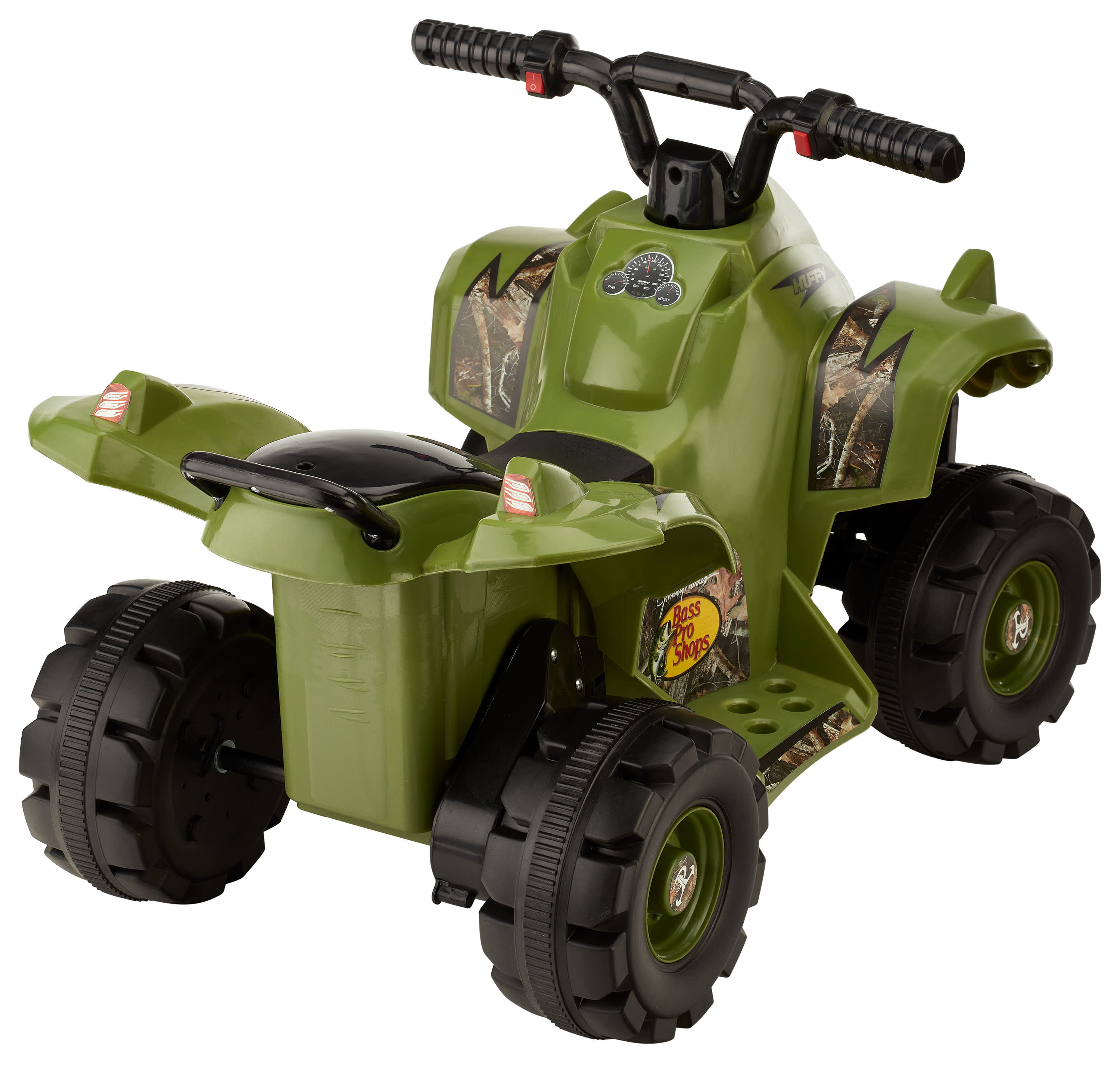 Bass Pro Shops® Huffy® TrueTimber® 6V Mini Quad Battery Ride-On for Kids - Green
