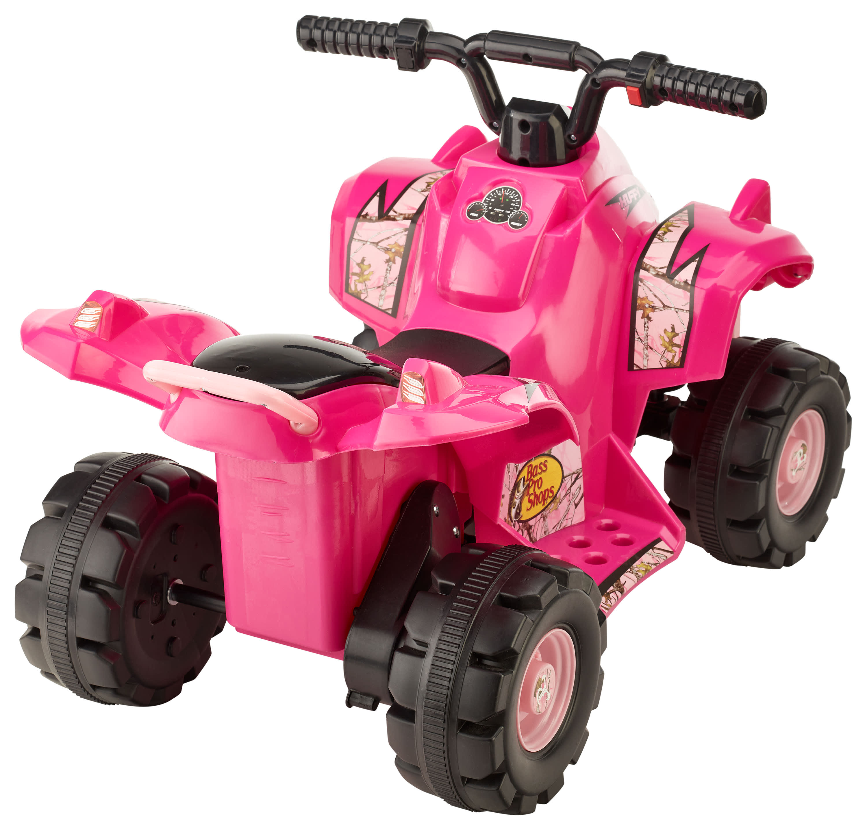 Bass Pro Shops® Huffy® TrueTimber® 6V Mini Quad Battery Ride-On for Kids - Pink