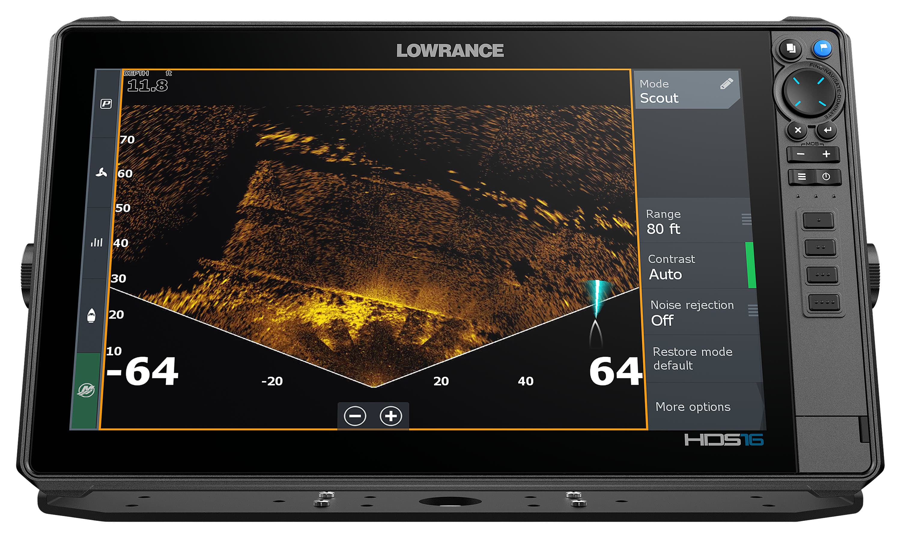 Lowrance® HDS PRO 16 Fish Finder/Chartplotter