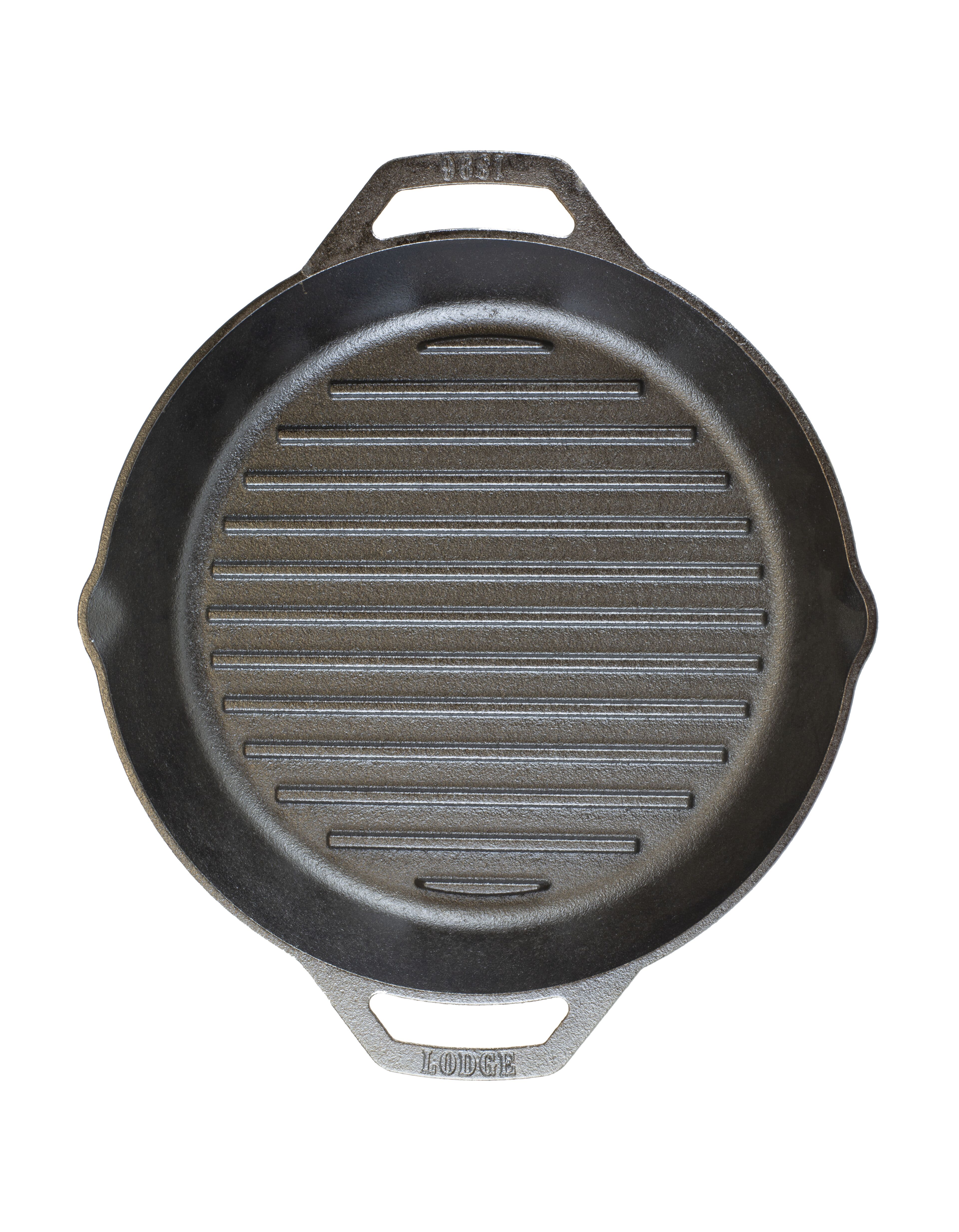 Lodge® 12 Inch Dual Handle Cast Iron Grill Pan