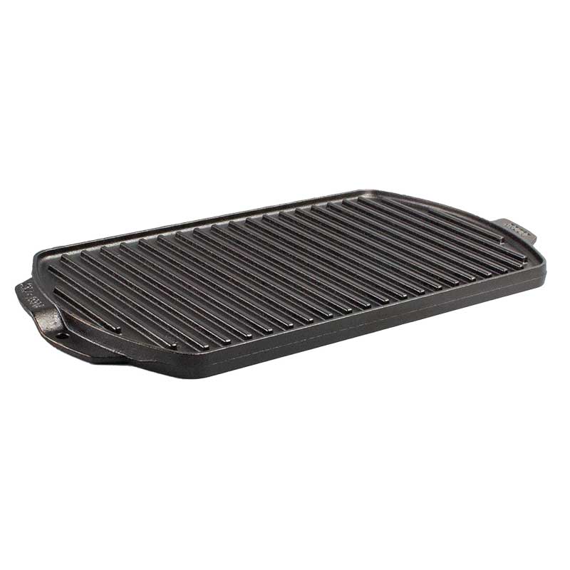 Lodge® 19" x 9-1/2" Seasoned Cast Iron Reversible Grill/Griddle