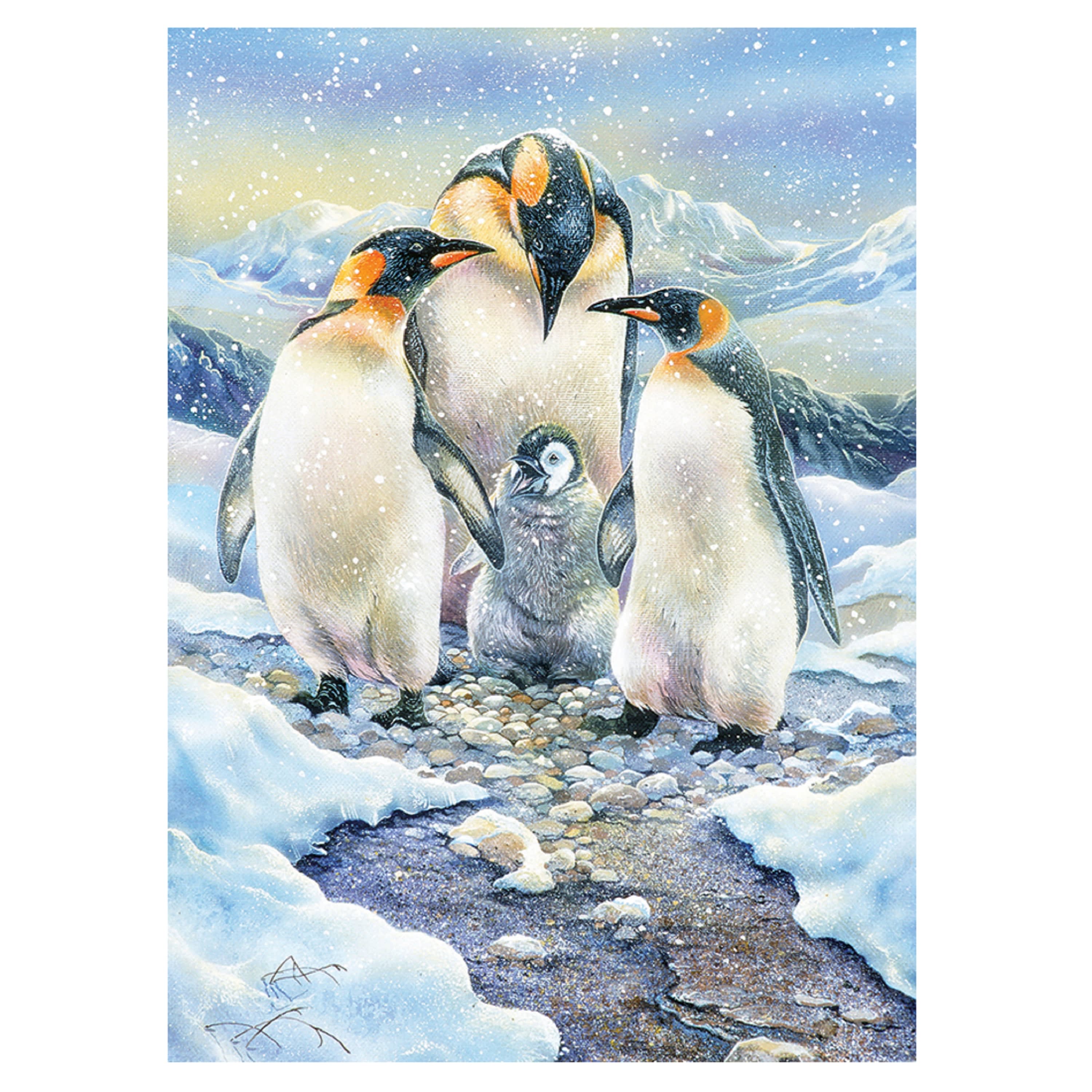 Cobble Hill Penguin Family Puzzle - 350 Pieces