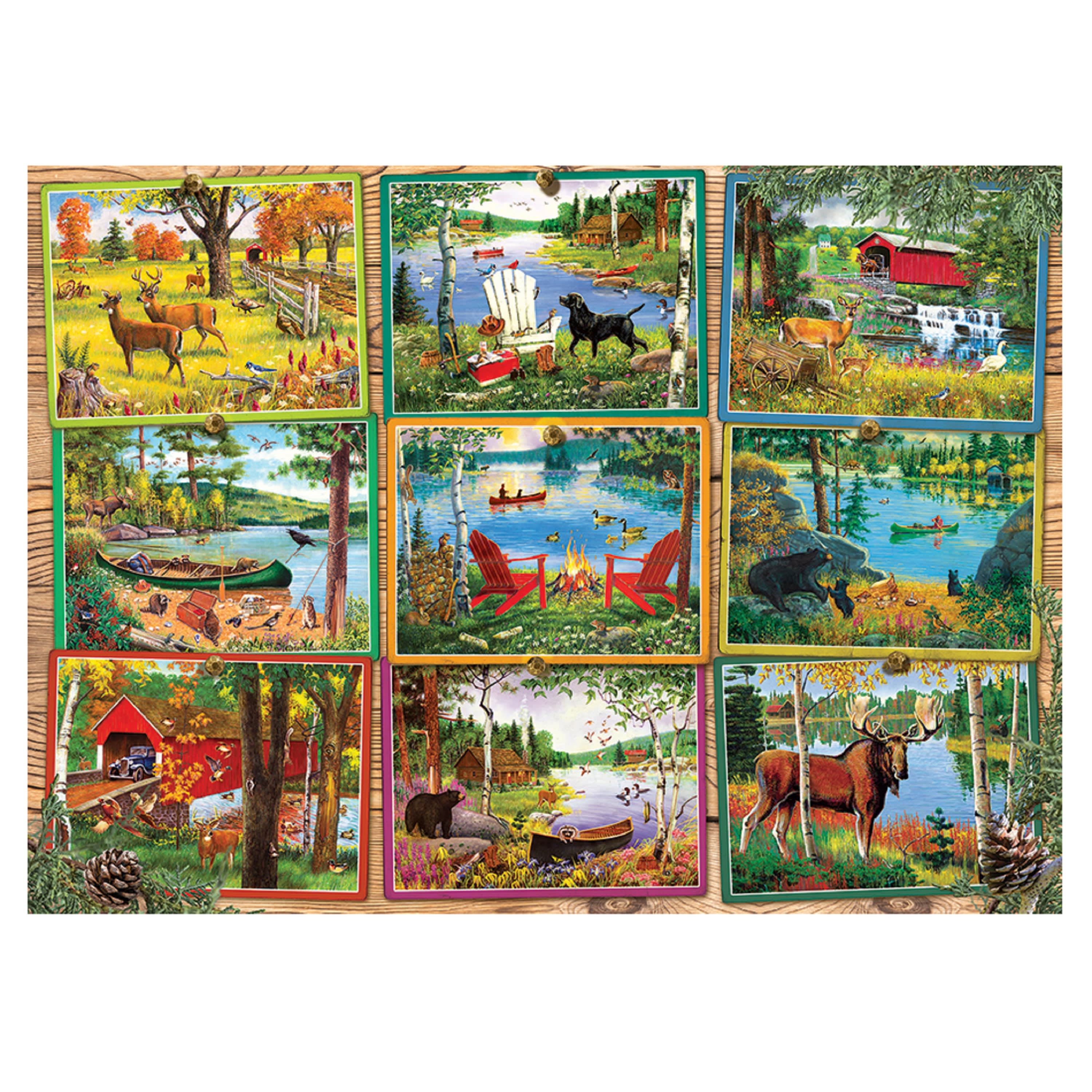 Cobble Hill Postcards Lake Country Puzzle - 1000 Pieces