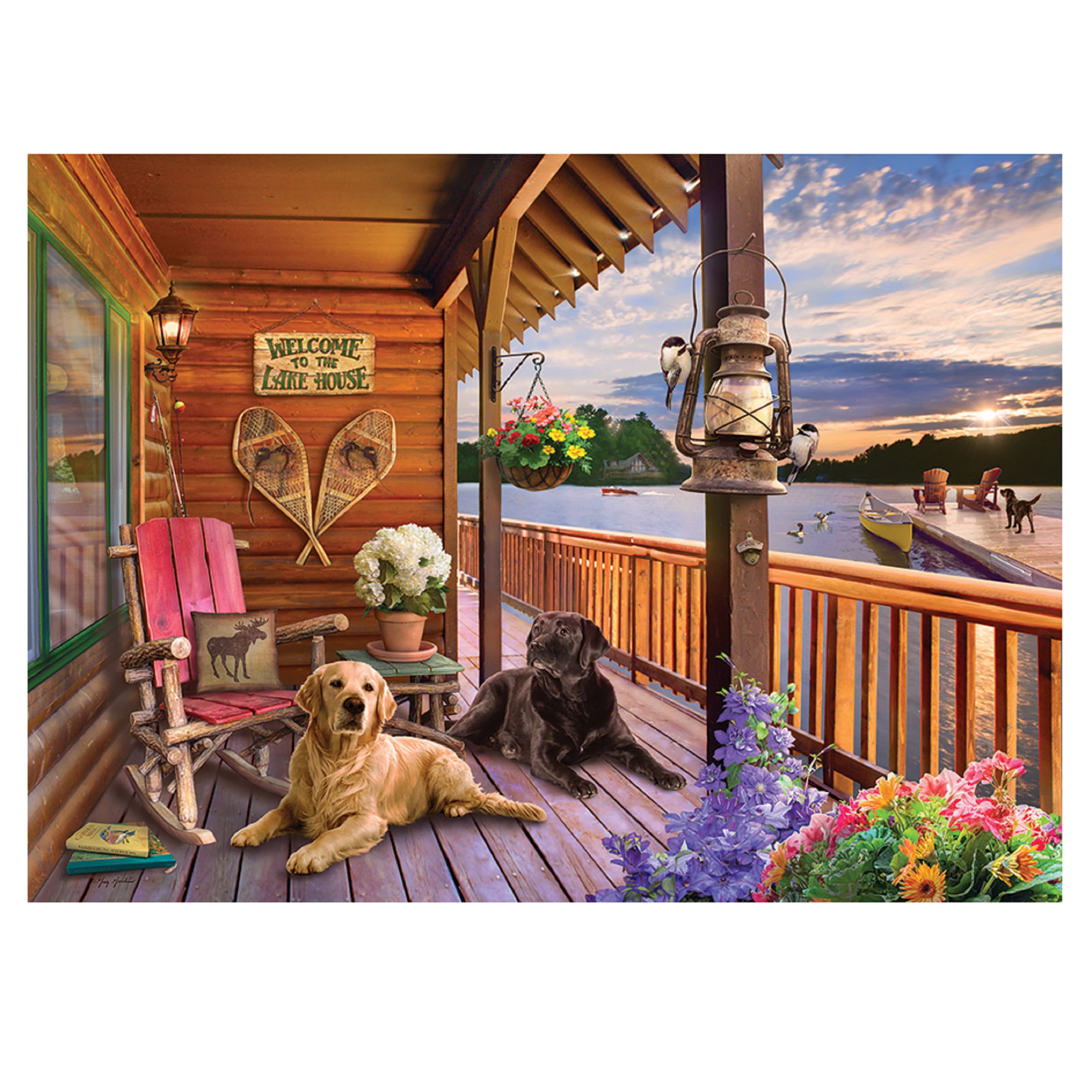 Cobble Hill Welcome to the Lake House Puzzle - 1000 Pieces