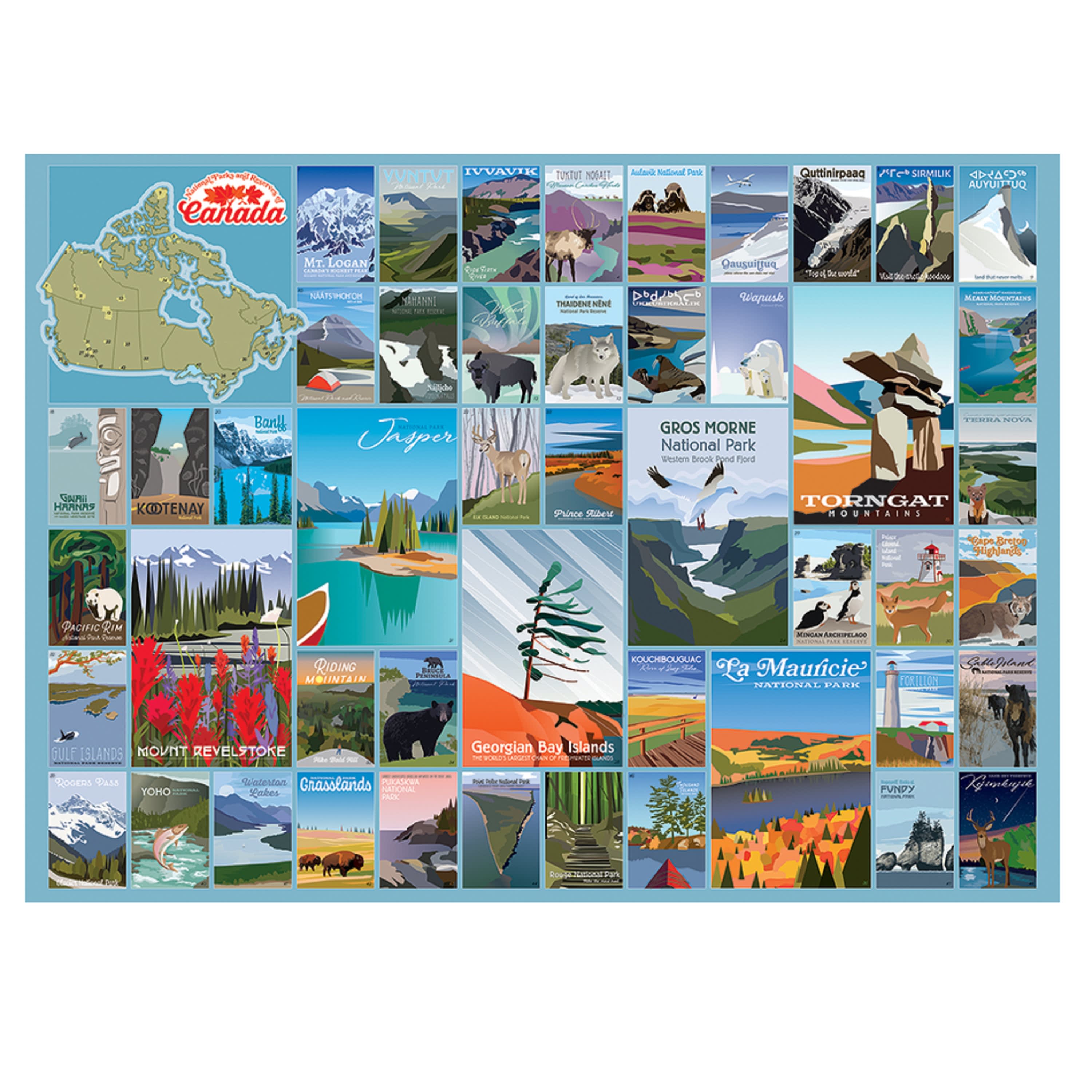 Cobble Hill National Parks and Reserves of Canada Puzzle - 1000 Pieces