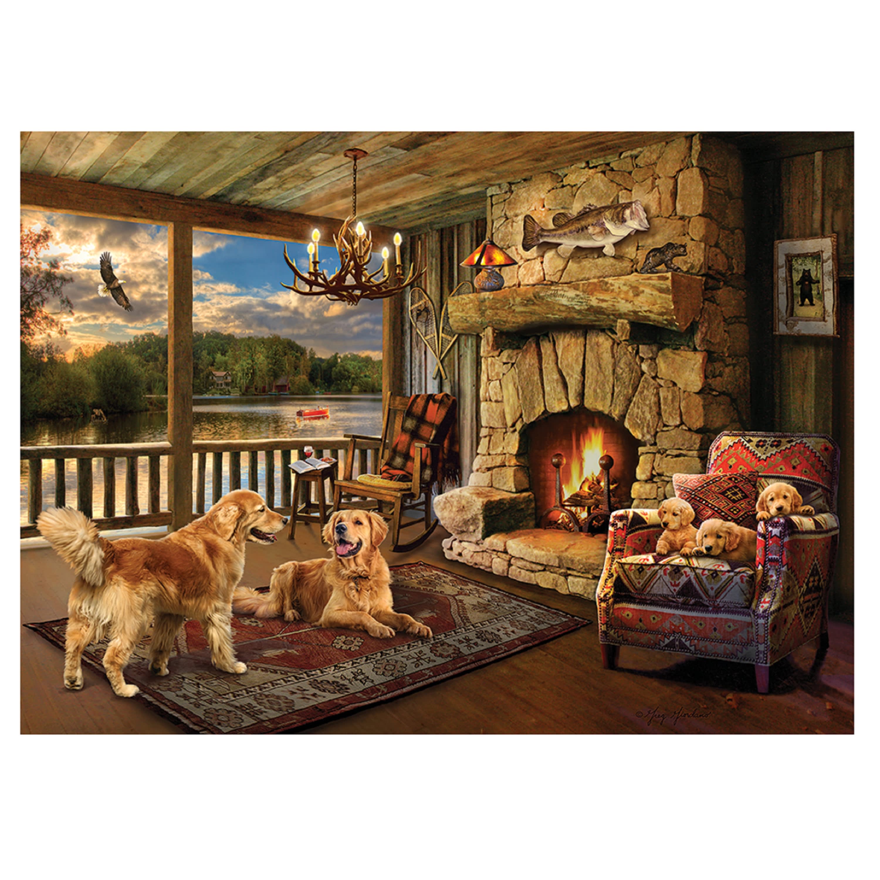 Cobble Hill Lakeside Cabin Puzzle 1000 Pieces Cabela's Canada