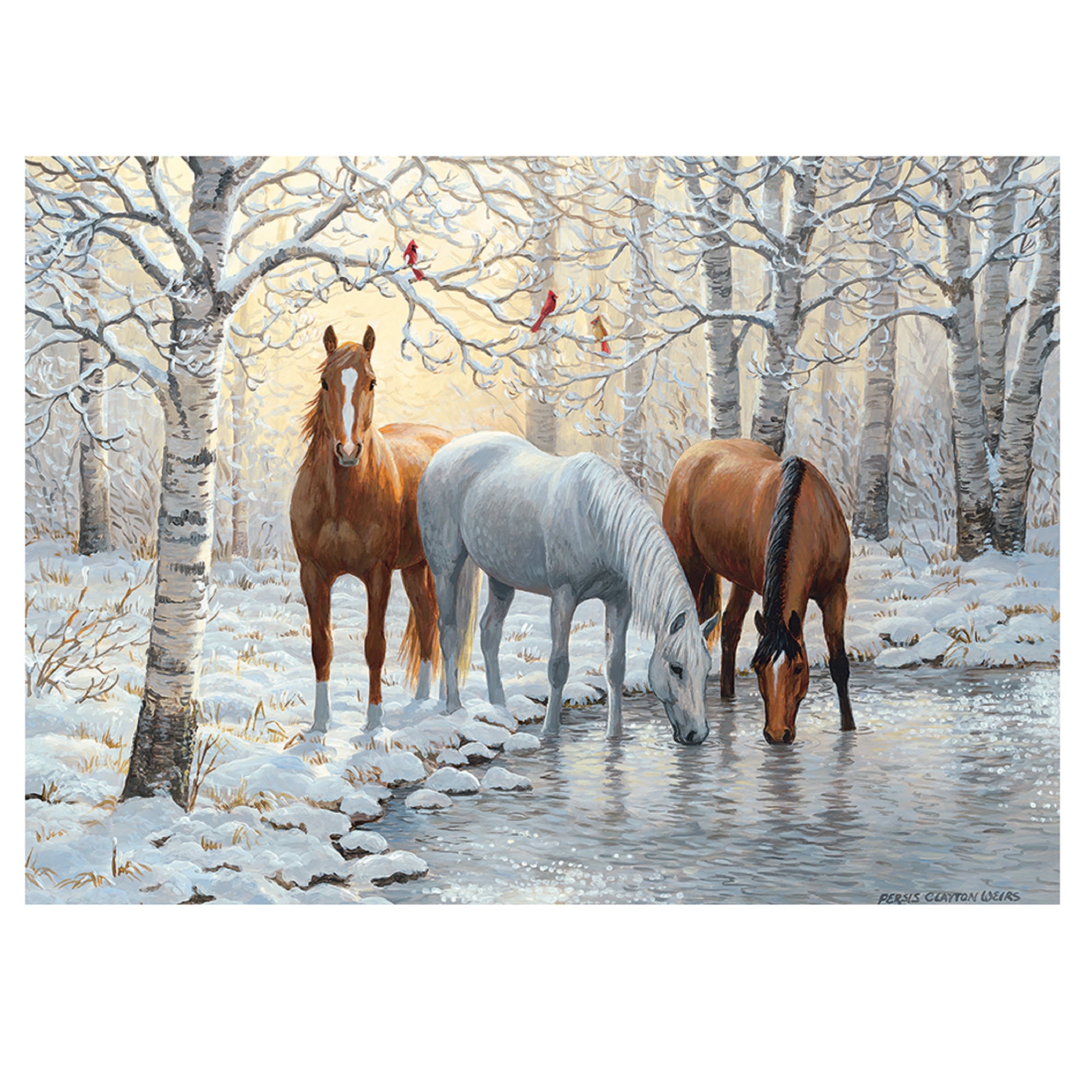 Cobble Hill Winter Trio Puzzle - 1000 Pieces