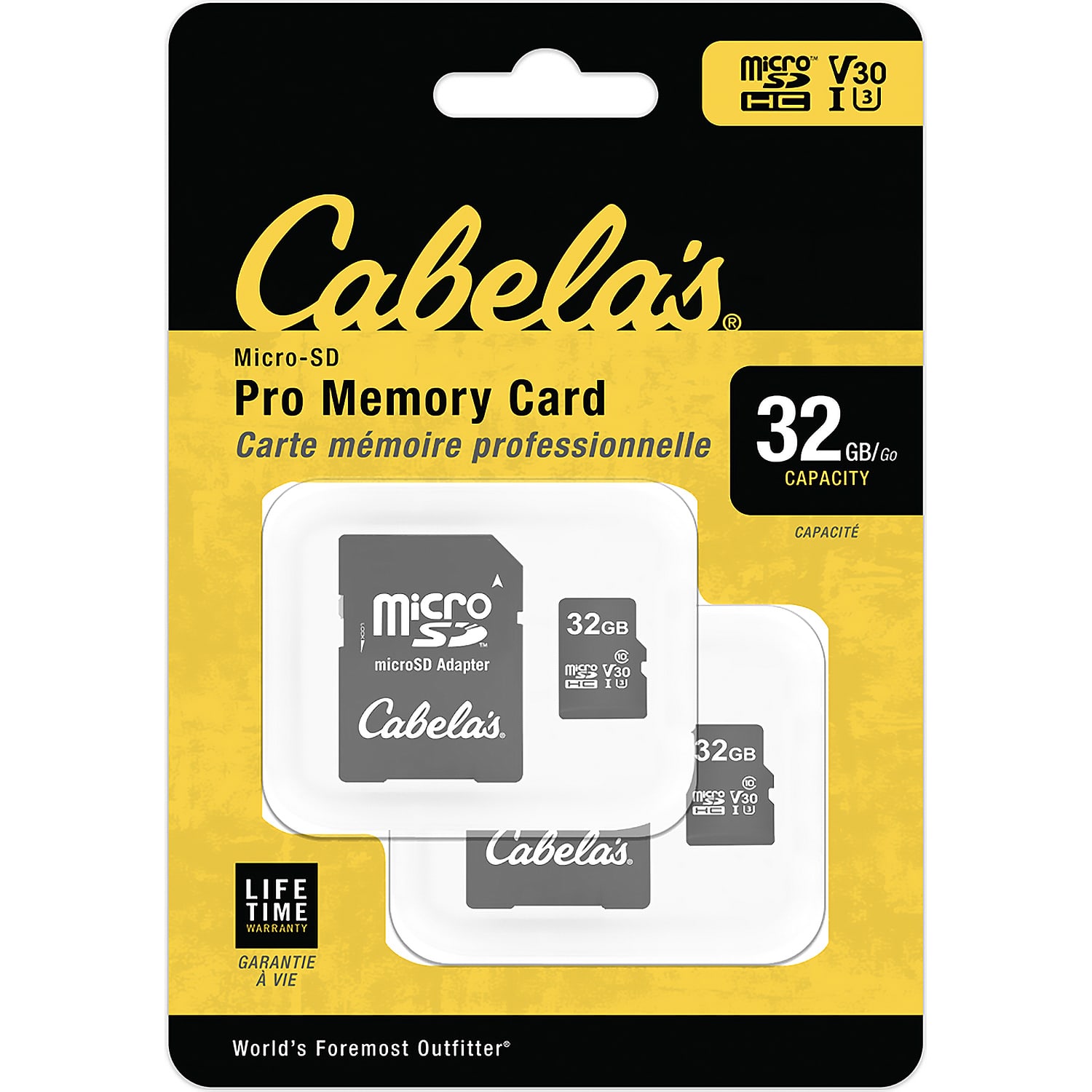 Cabela’s® U3/V30 32GB microSD Memory Card 2-Pack
