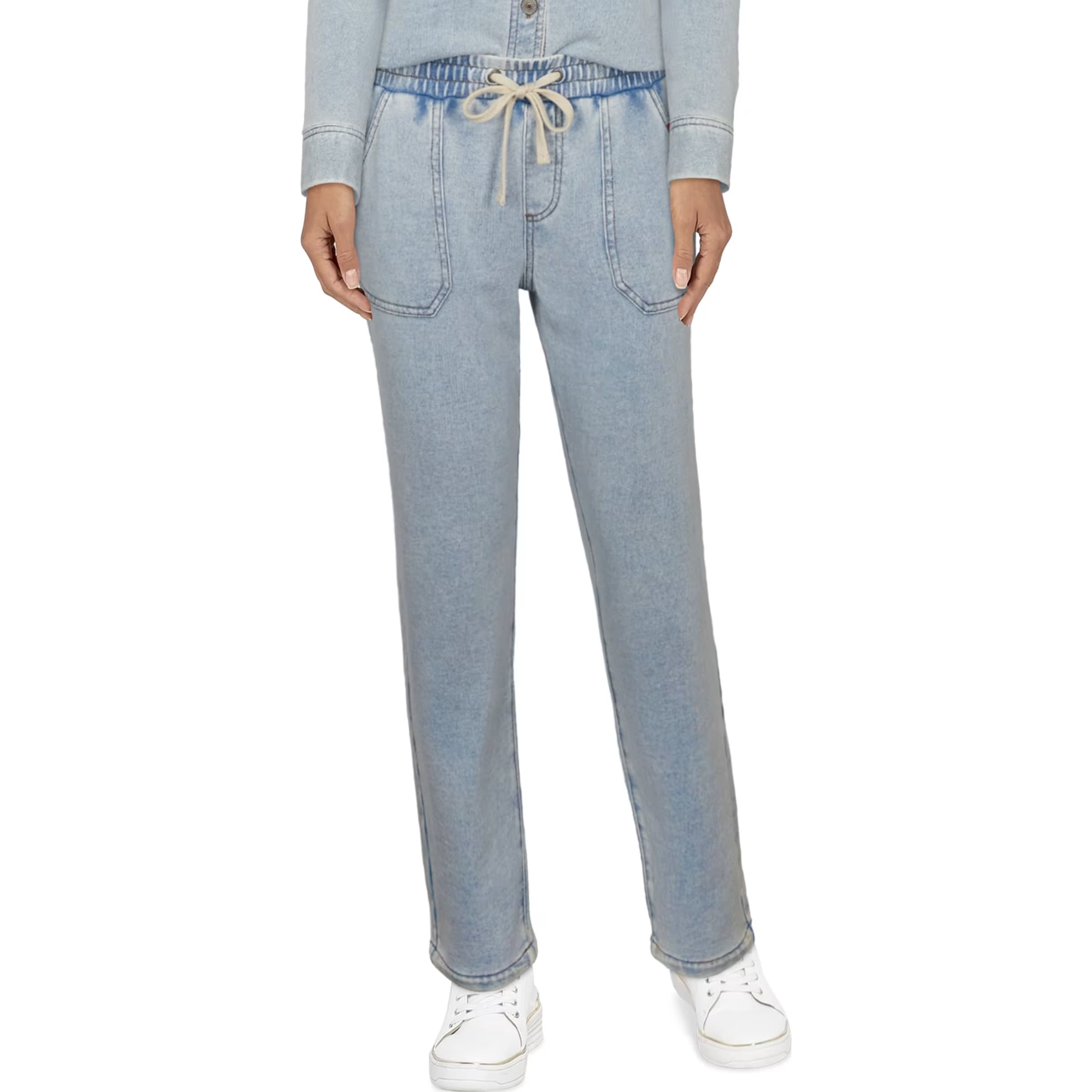 Soft Surroundings, Pants & Jumpsuits, 43 Soft Surroundings 6 8 Metro  Cotton Jeans Jeggings Pull On Pants W Buttons