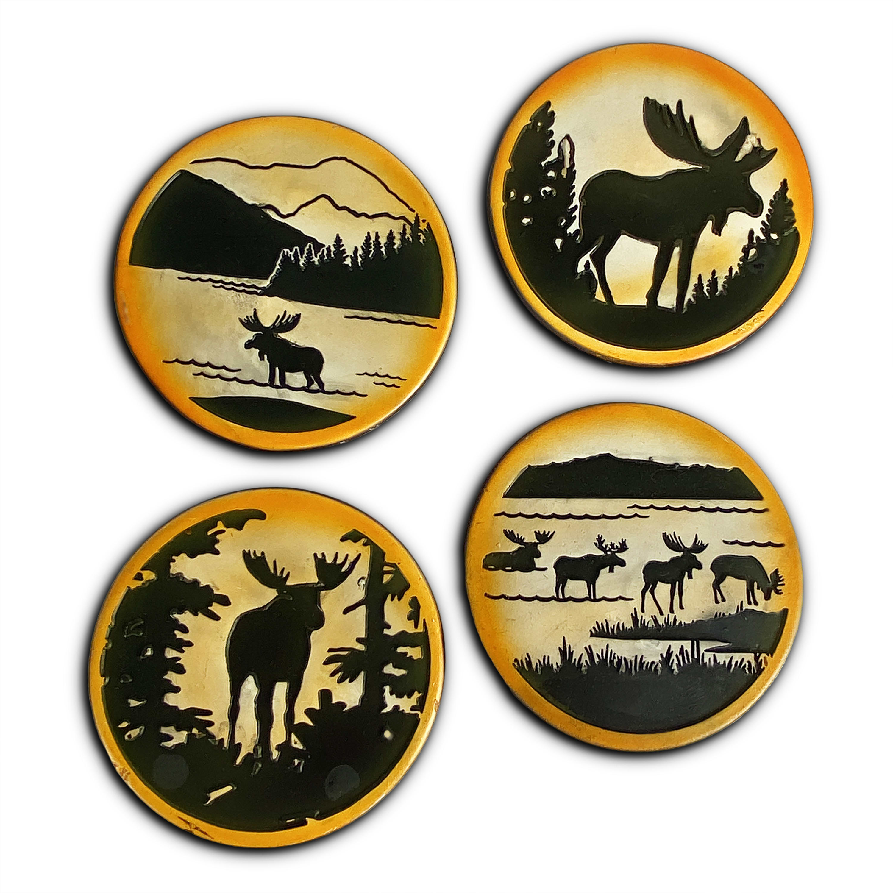 River's Edge® Drink Coaster Moose Cabela's Canada