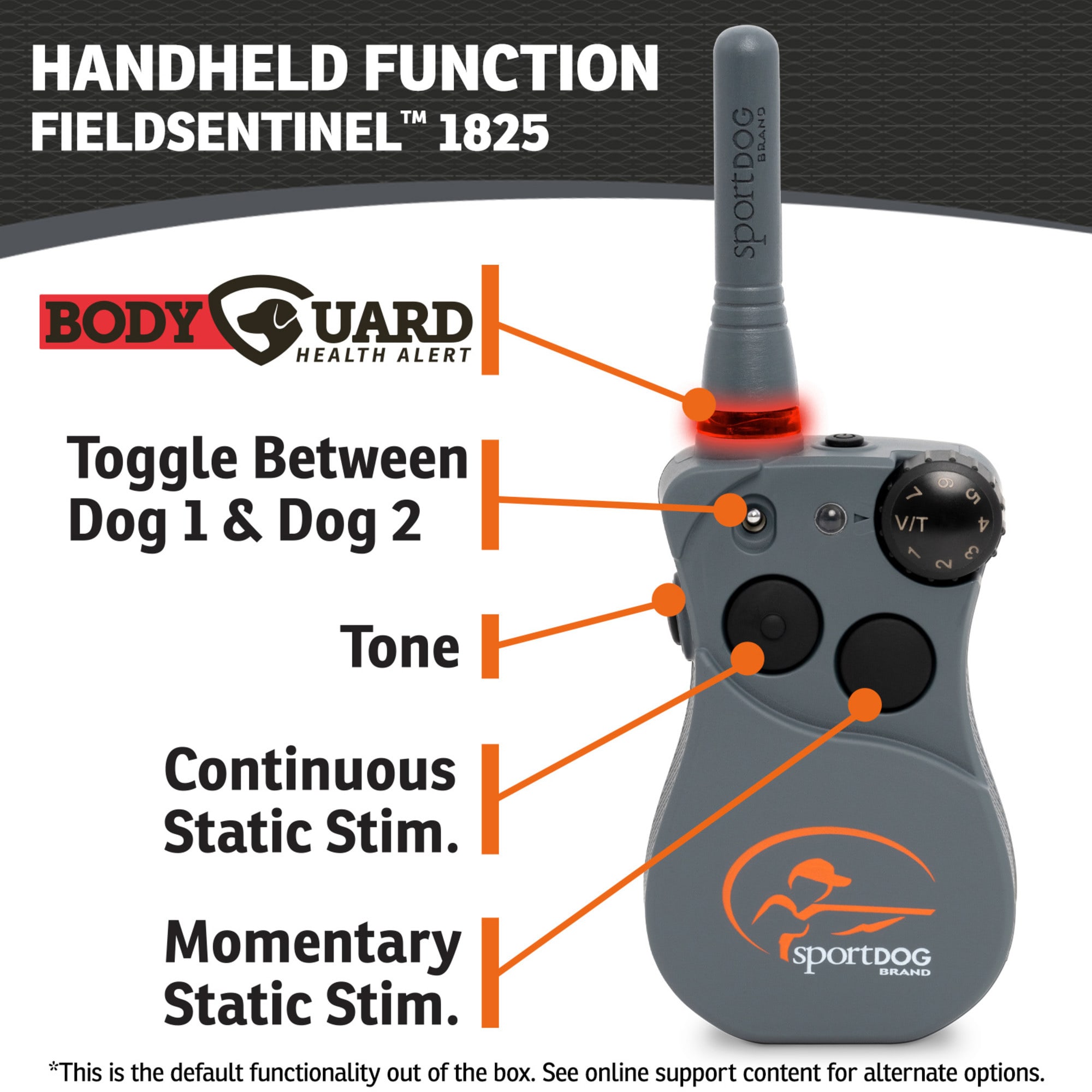 SportDOG Brand® FieldSentinel Electronic Dog-Training System – 1 Mile Range