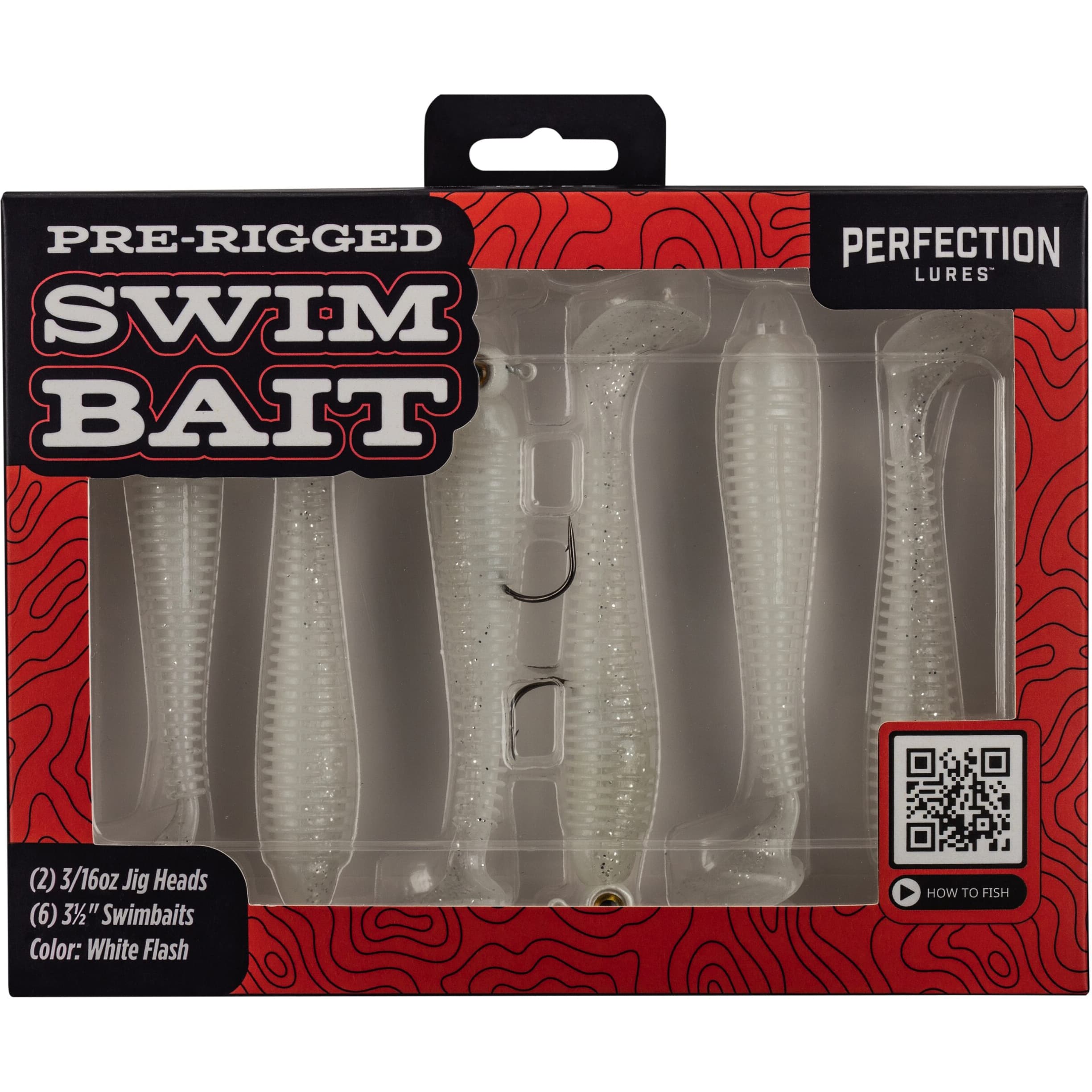 Perfection Lures™ Pre-Rigged Swim Bait