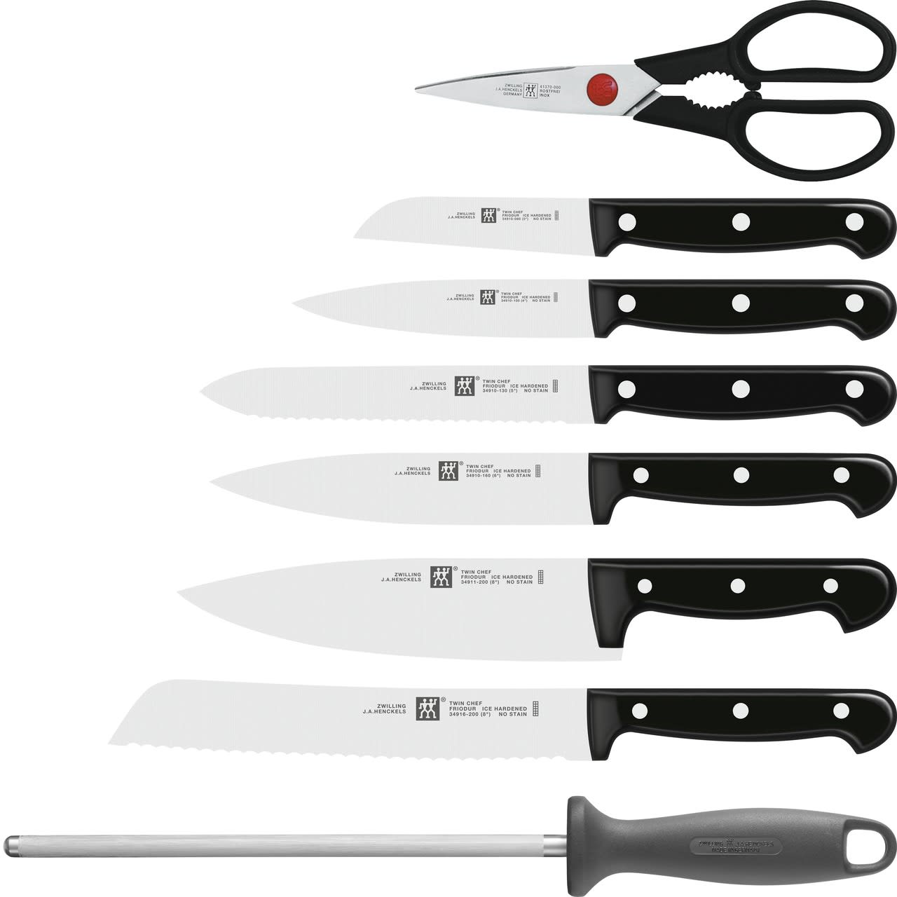ZWILLING® Twin Chef 2 9 Piece Knife Block Set