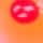 #18 Dotted Soft Bead Light Orange/Hot Pink