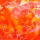 #58 Mottled Soft Bead Berry Red/Orange and White