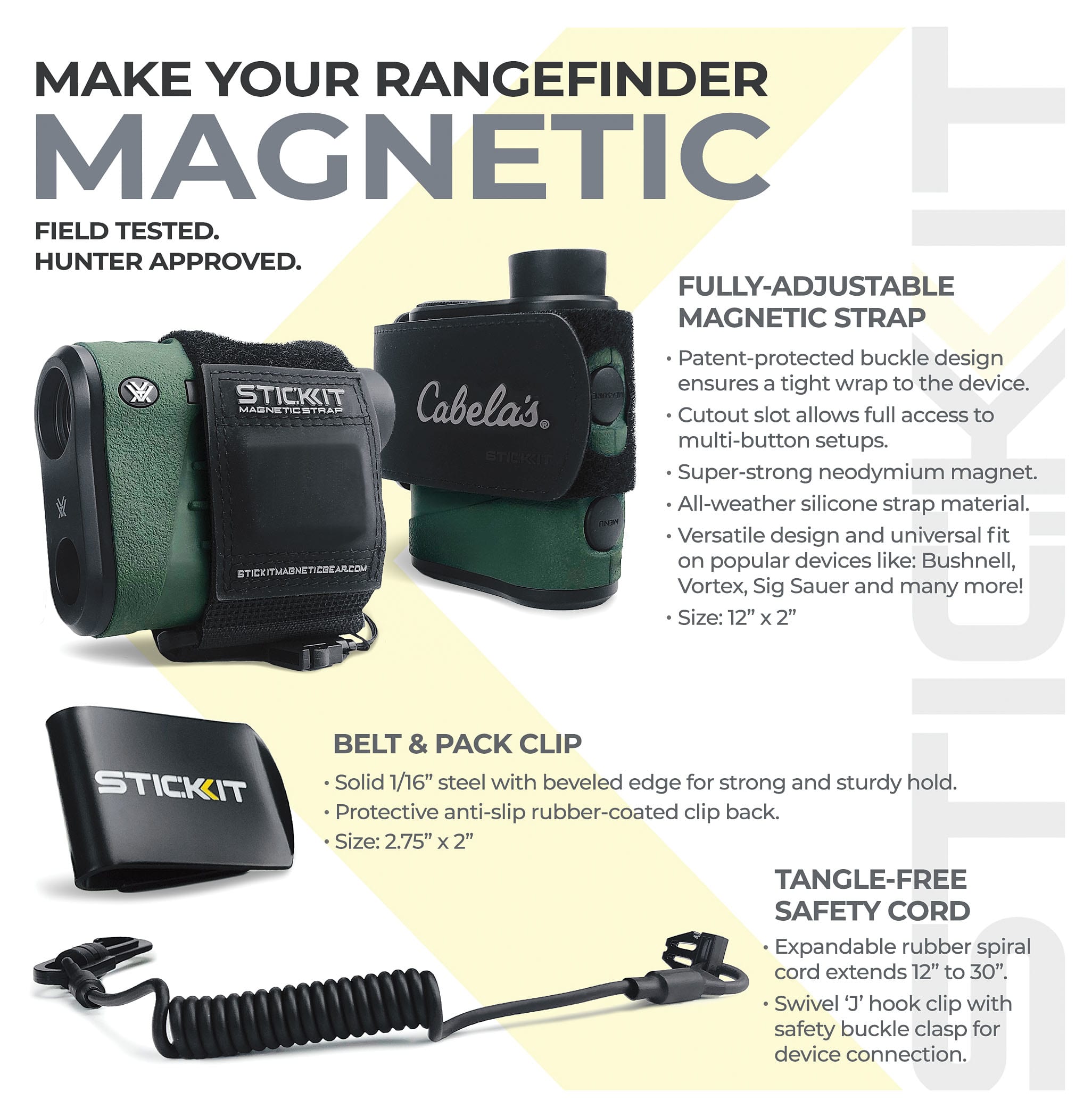 Cabela's® Universal Magnetic Rangefinder Strap
