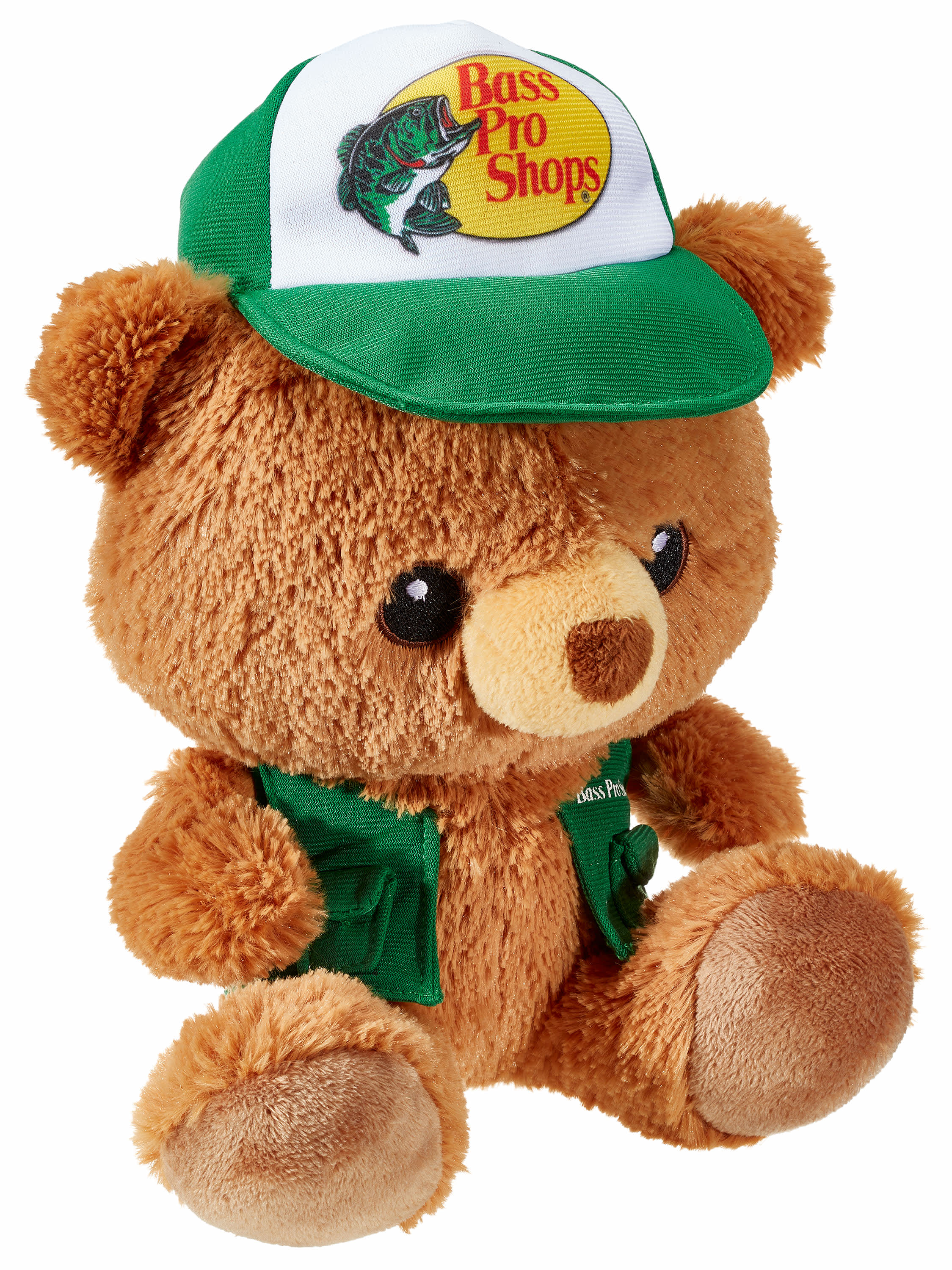 Bass Pro Shops® Plush Stuffed Trucker Cap Bear Toy
