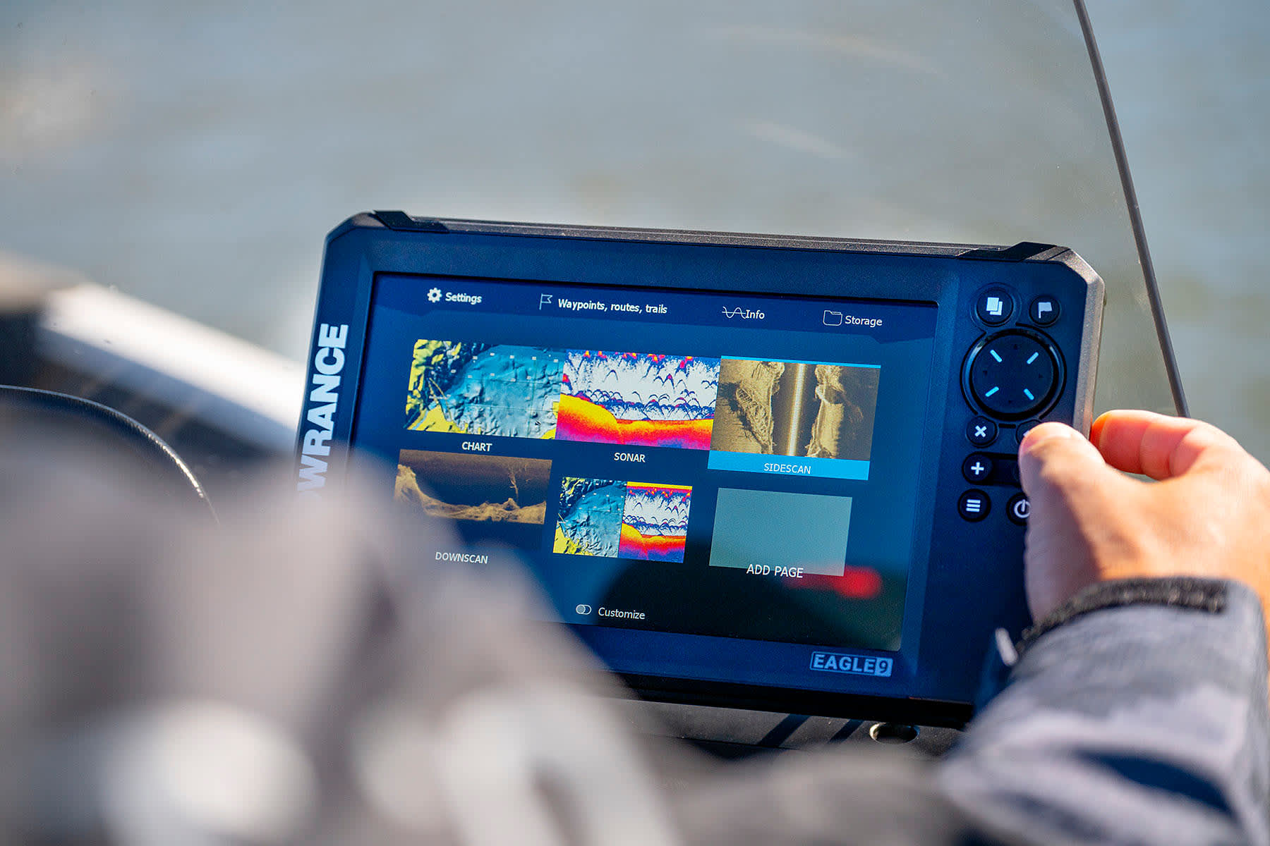 Lowrance® Eagle 9 Fish Finder/Chartplotter with TripleShot HD