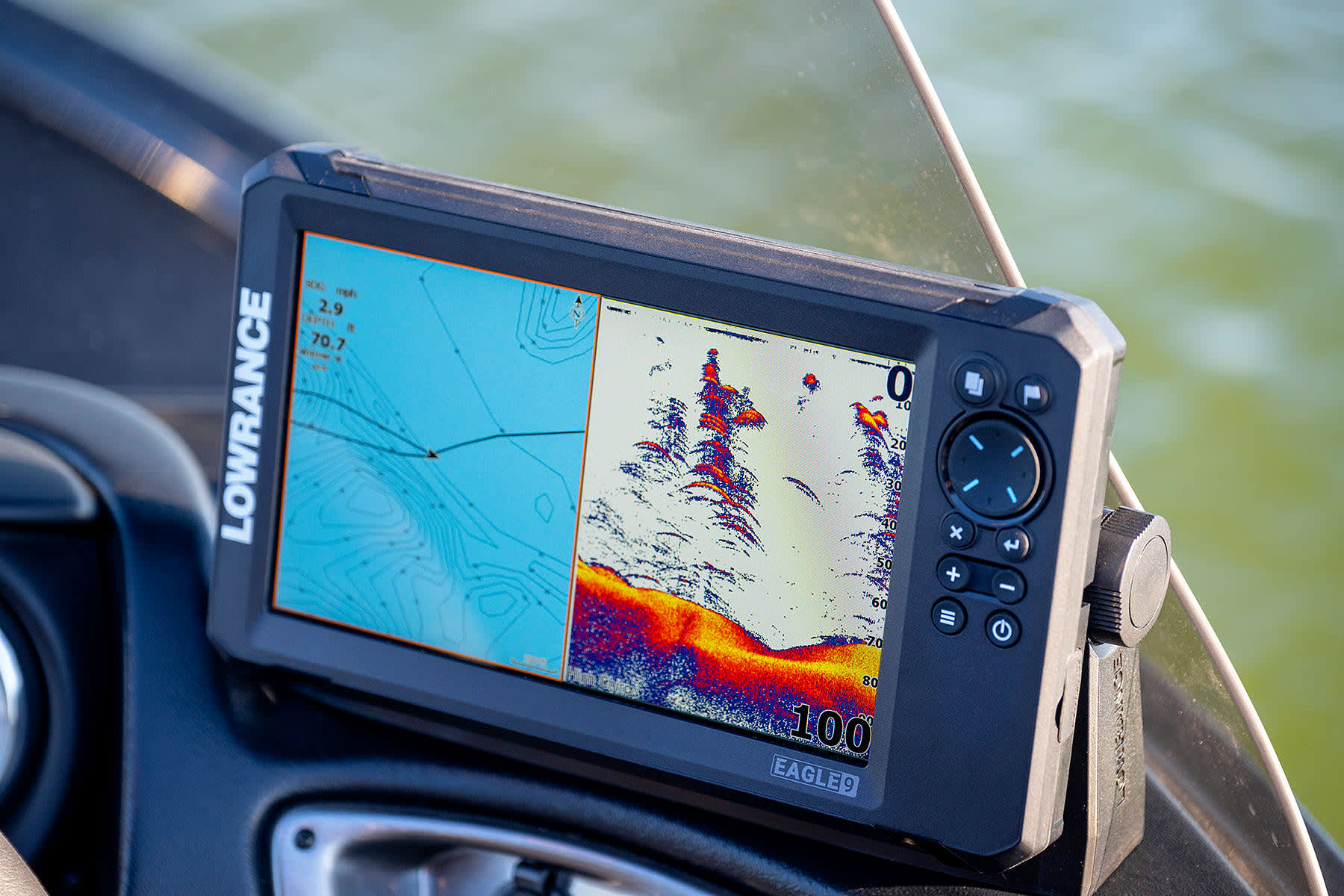 Lowrance® Eagle 9 Fish Finder/Chartplotter with TripleShot HD Transducer