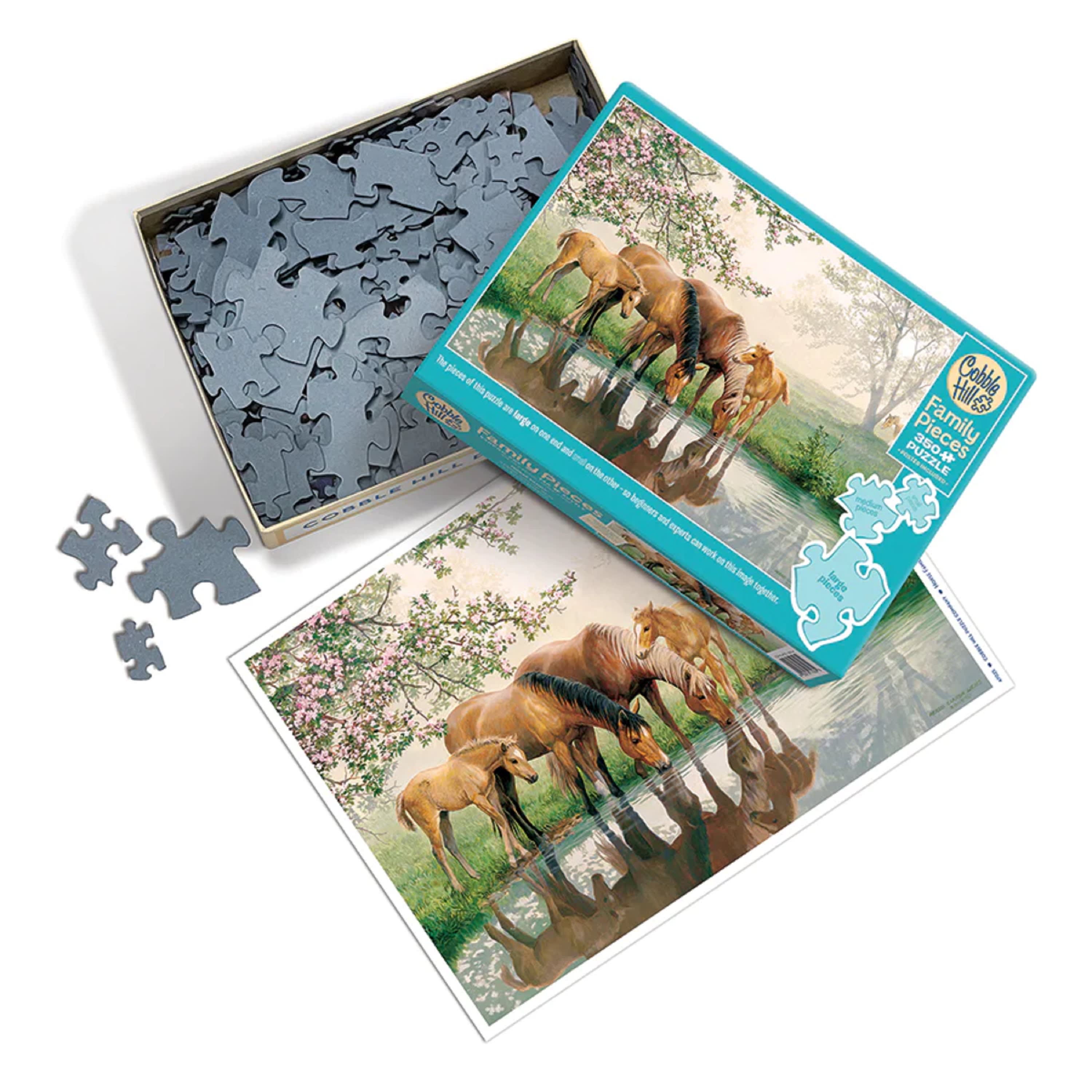 Cobble Hill Horse Family Puzzle - 350 Pieces