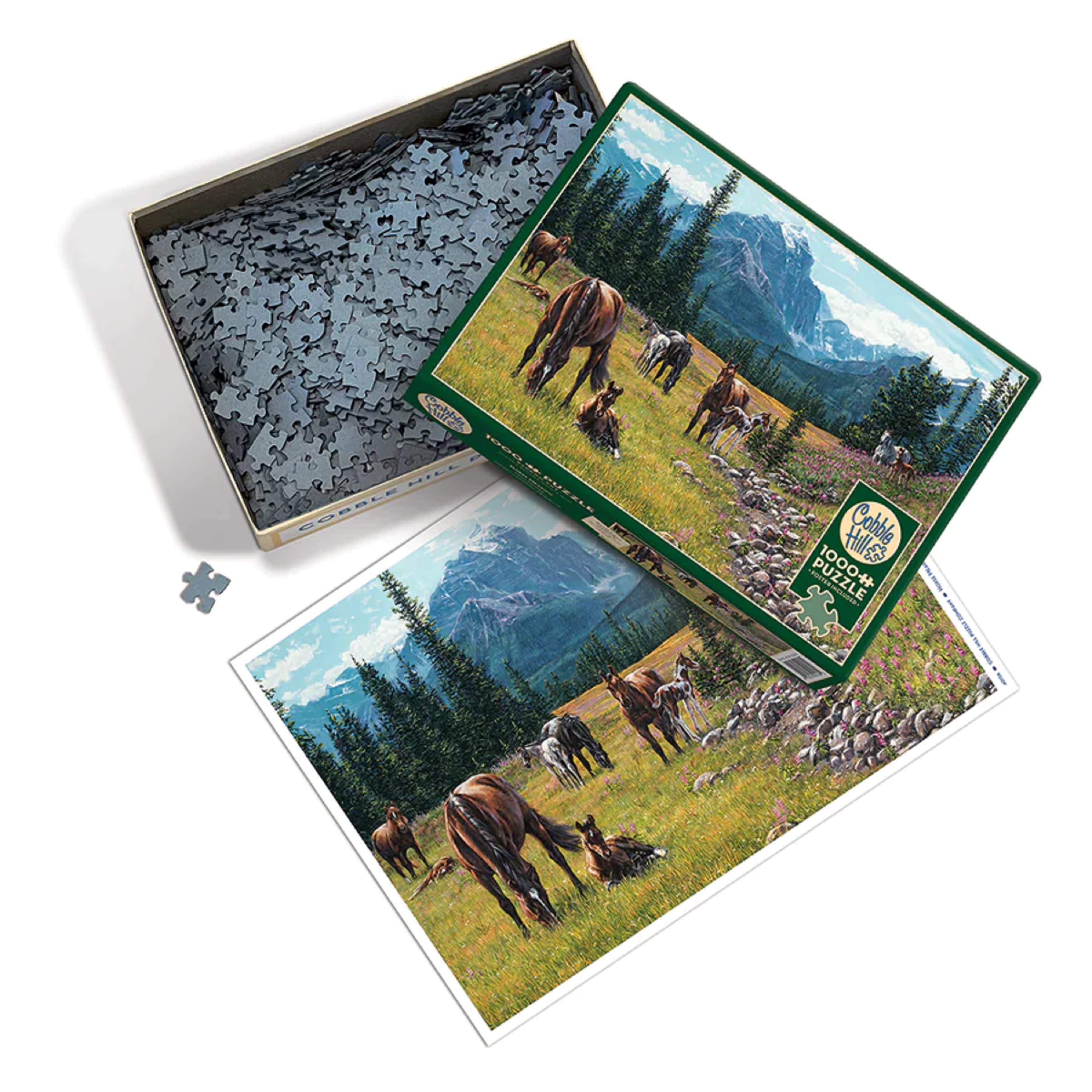 Cobble Hill Horse Meadow Puzzle - 1000 Pieces