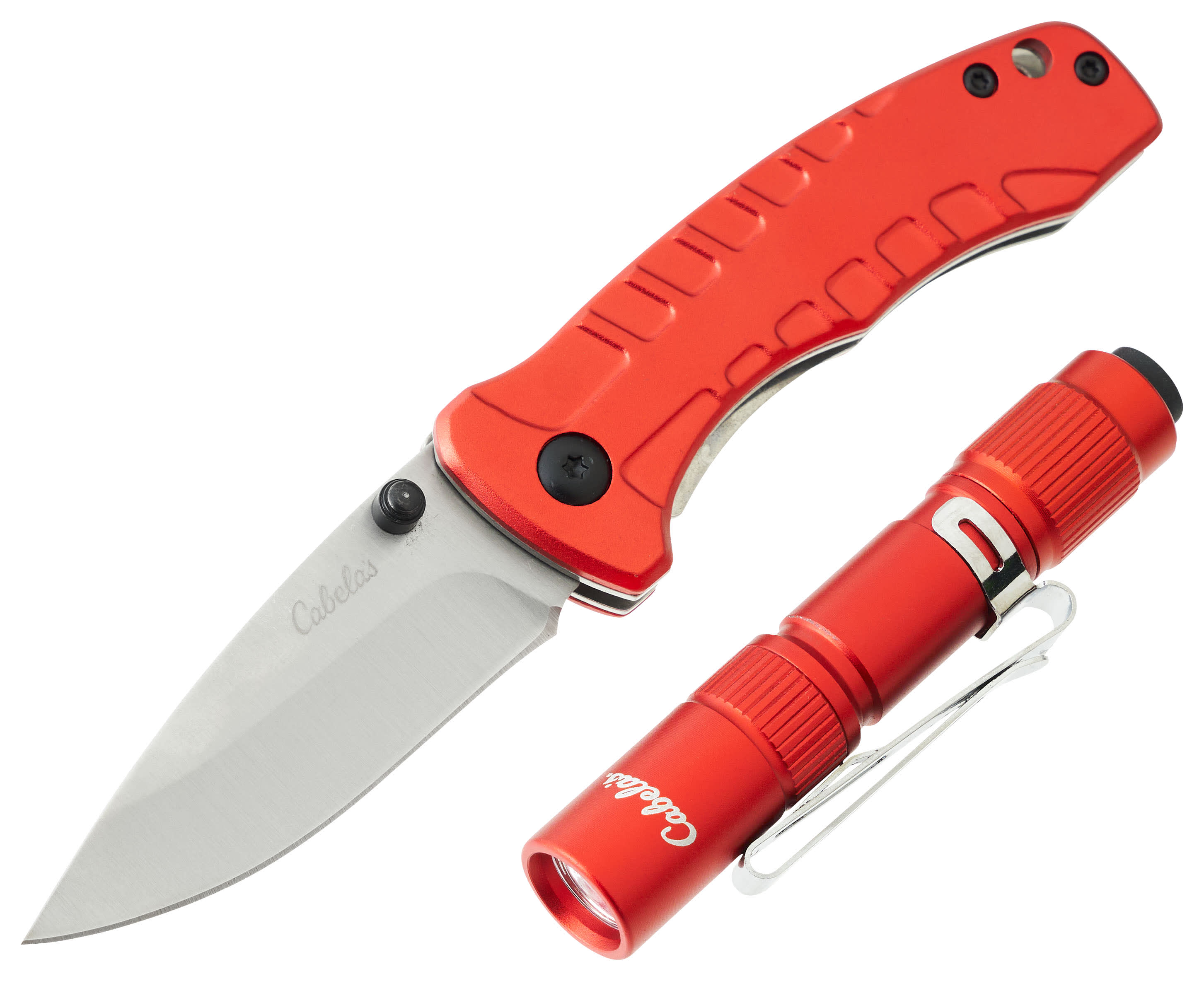 Cabela's® Outdoor Essentials Flashlight and Folding Knife Combo